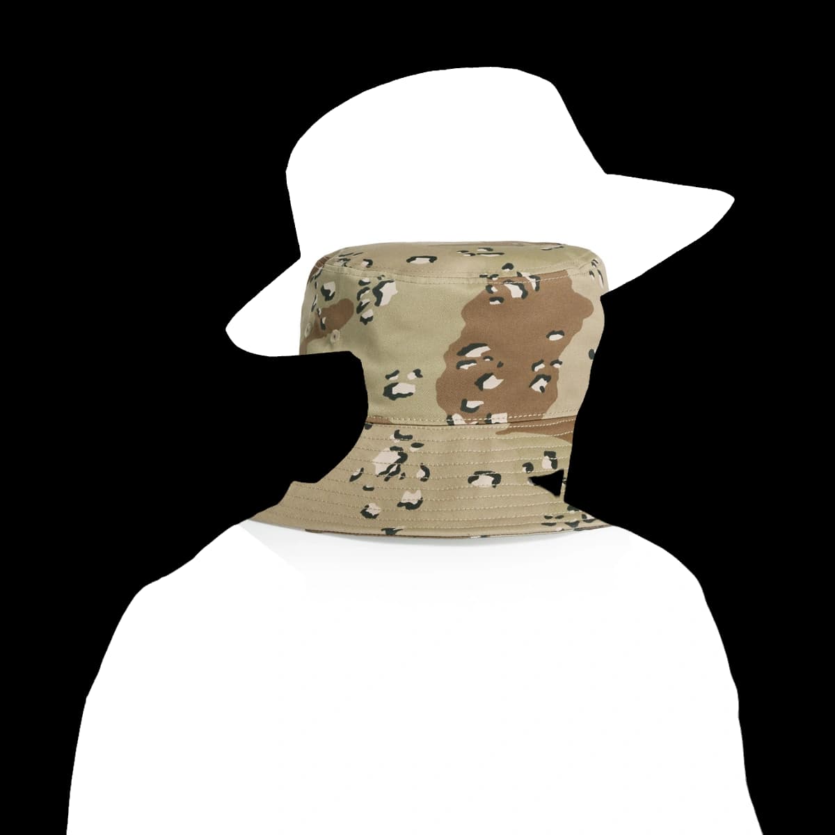 Wide Brim Camo Bucket Hat | 1172C