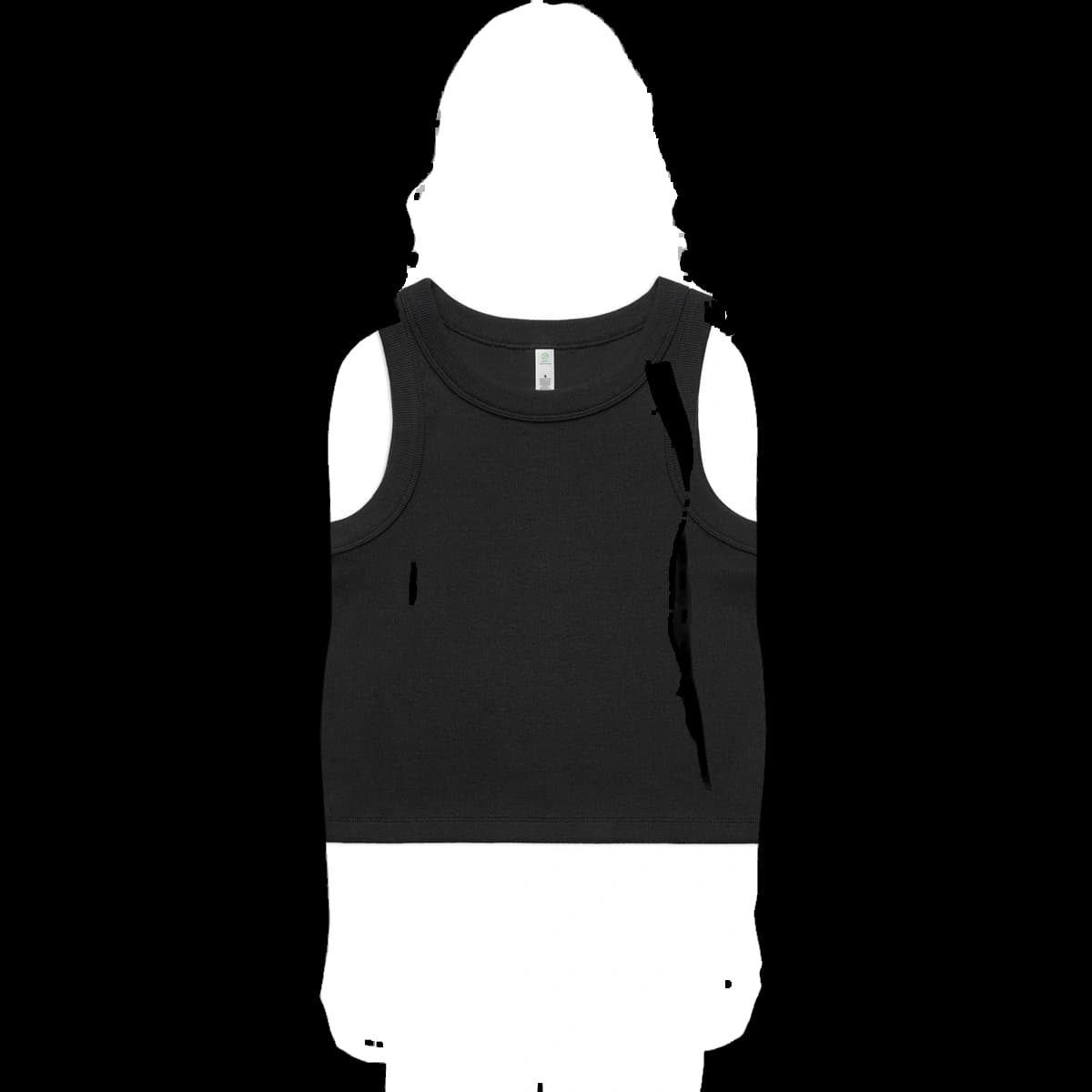 Wo's Organic Rib Crop Tank | 4064G