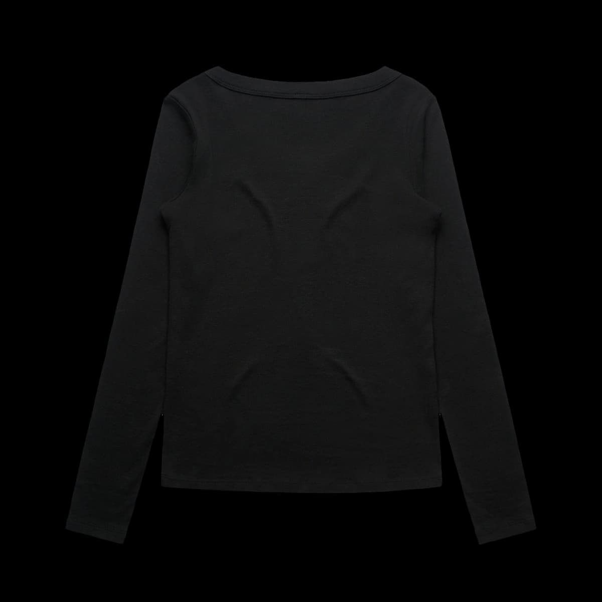 Wo's Organic Baby Rib L/S Tee | 4075