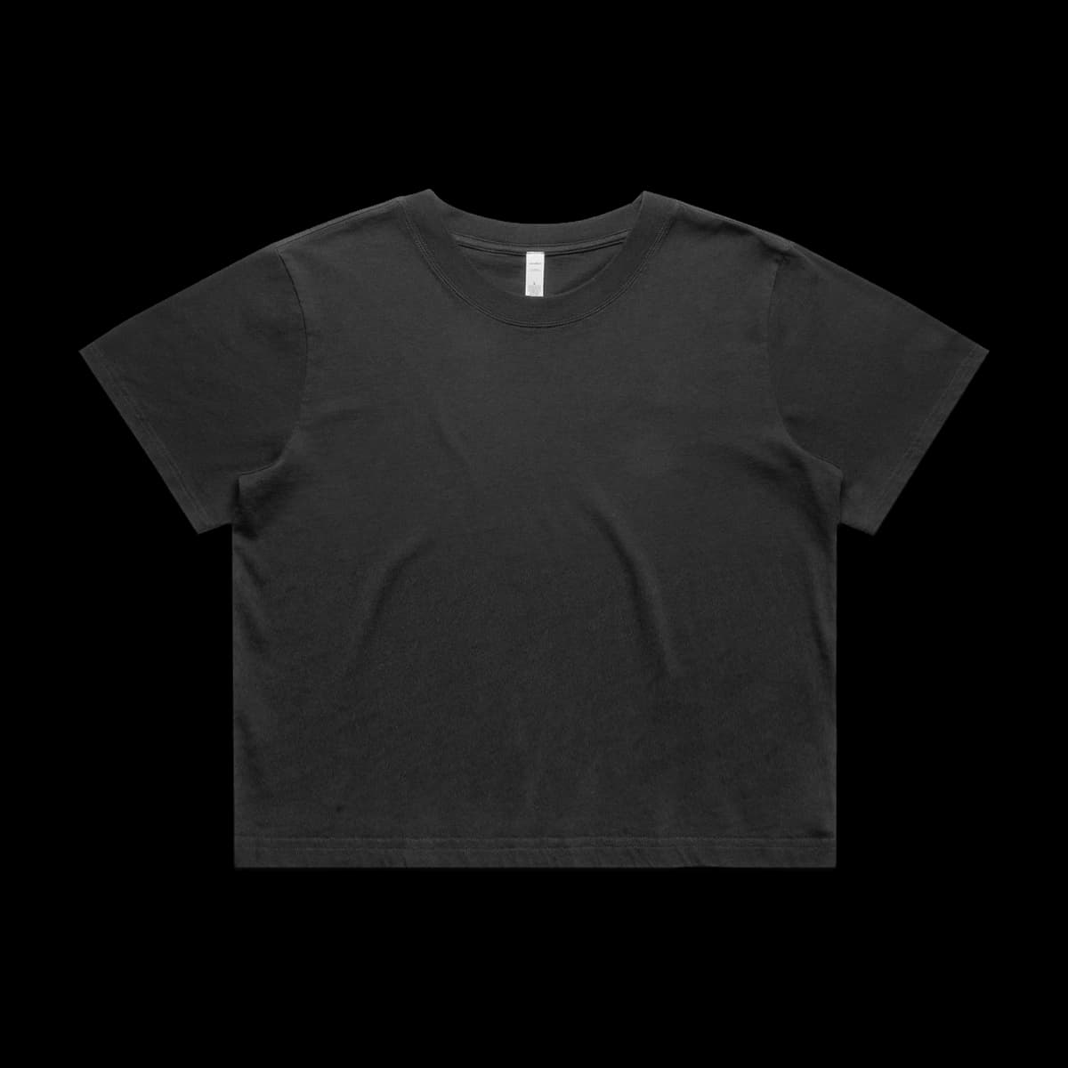 Wo's Heavy Faded Crop Tee | 4089