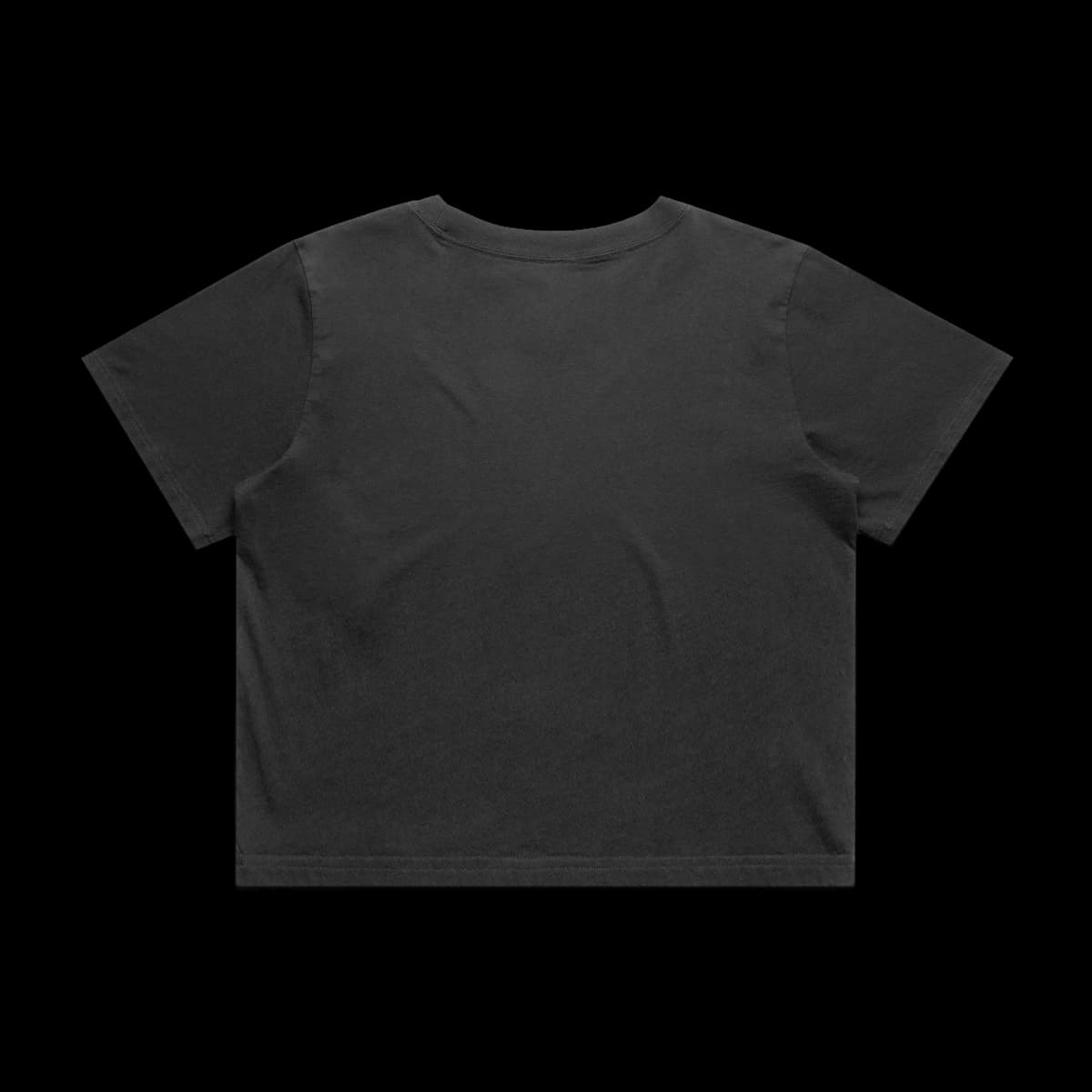 Wo's Heavy Faded Crop Tee | 4089