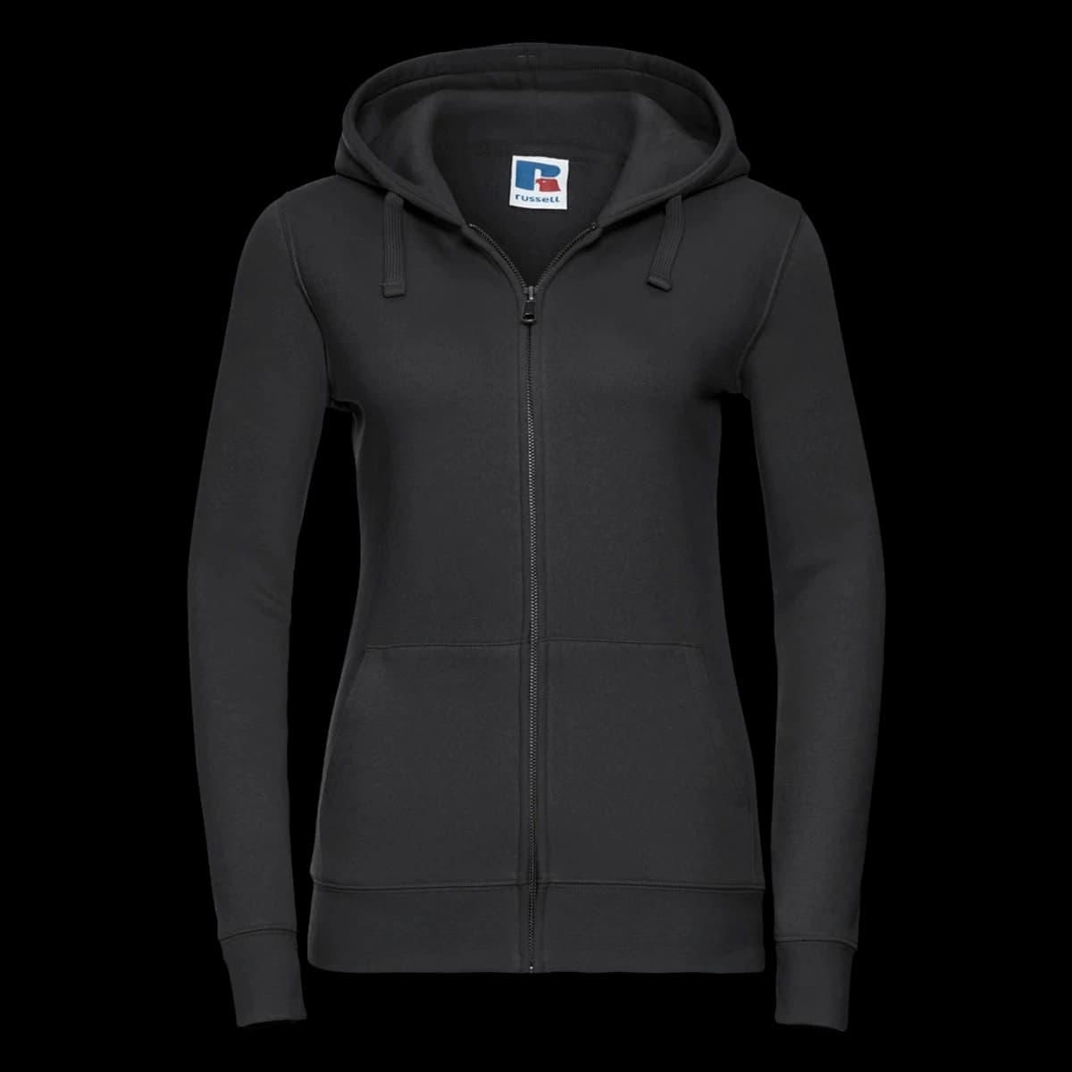 Russell Athletic Ladies Authentic Zip Hooded Sweatshirt — front