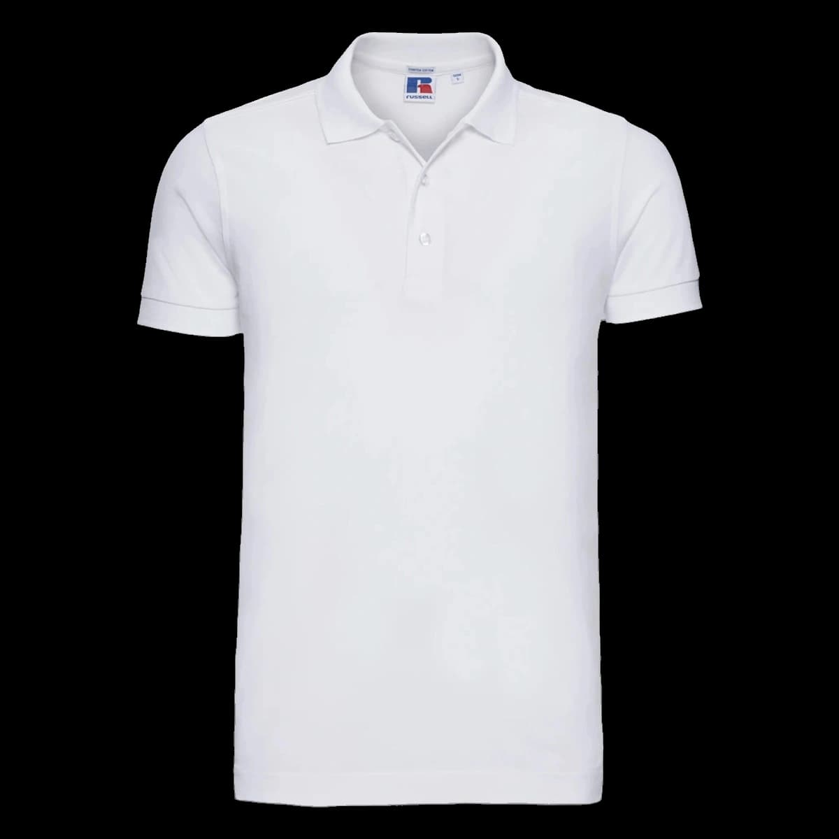 Russell Athletic Stretch Piqué Polo Shirt — front