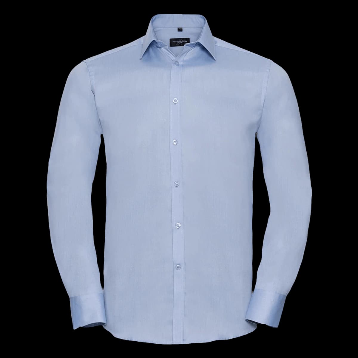 Russell Athletic Collection Long Sleeve Herringbone Shirt — front