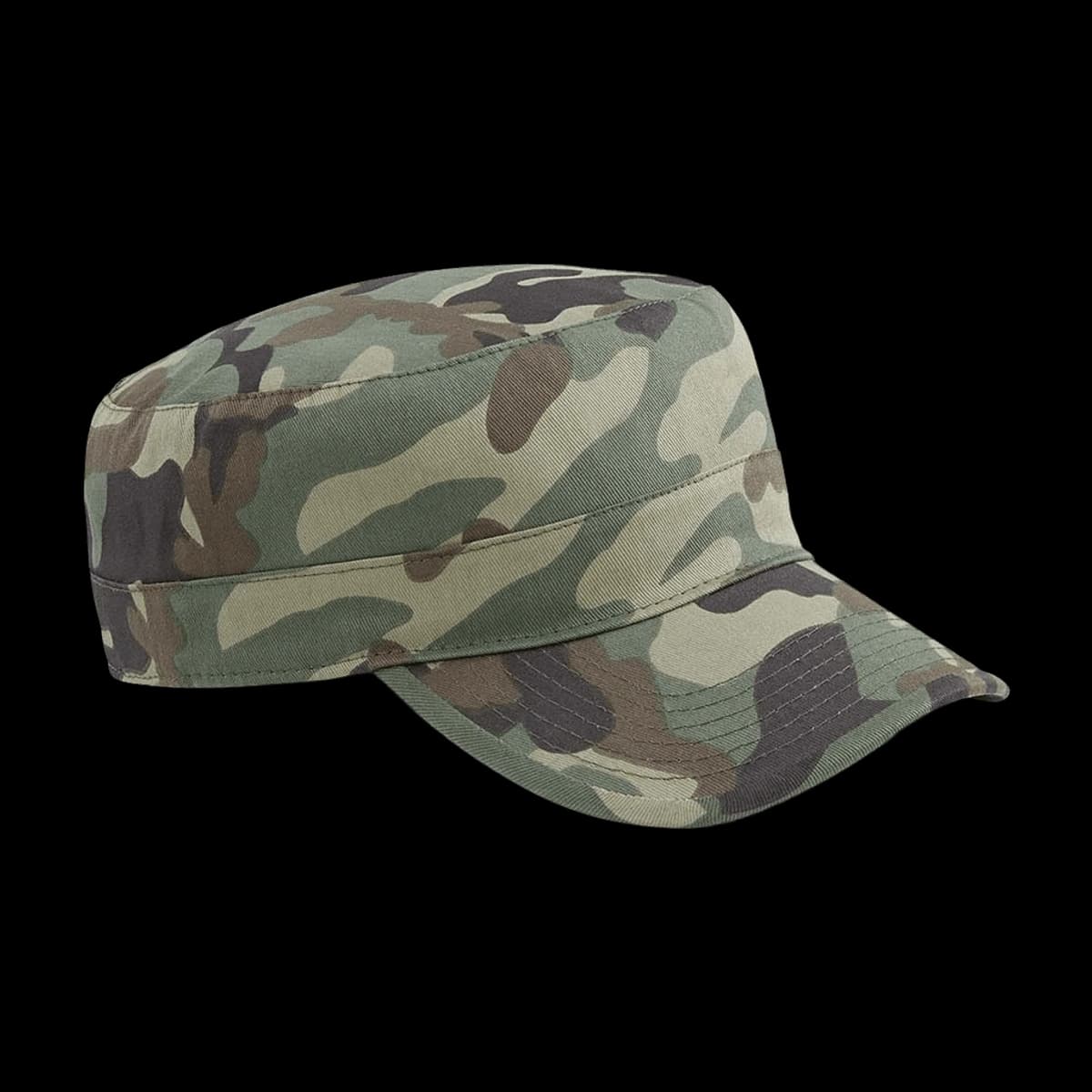 Beechfield Camo Army Cap — front
