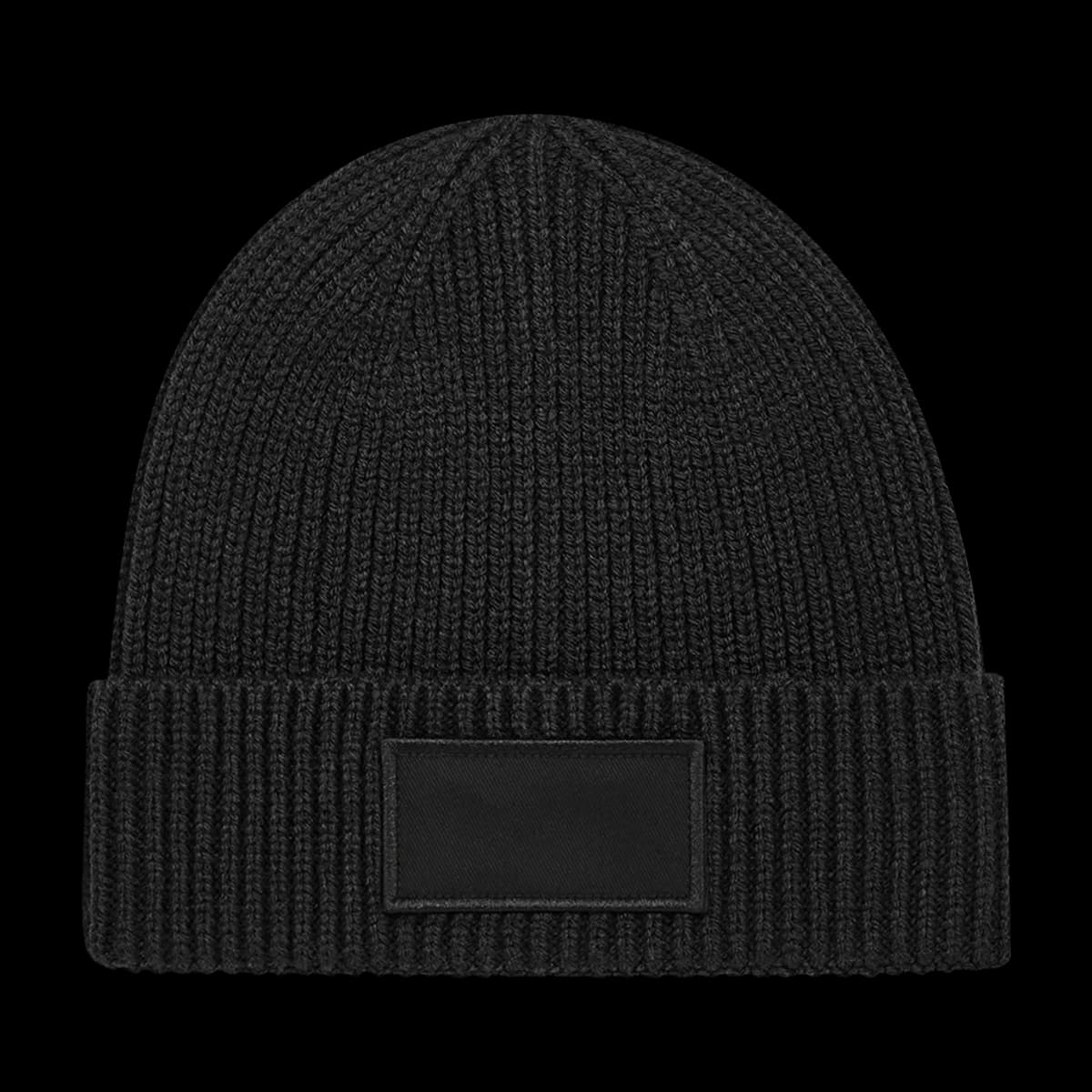 Beechfield Fashion Patch Beanie — front