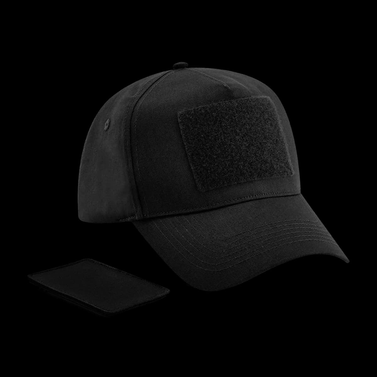 Beechfield Removable Patch 5 Panel Cap — front