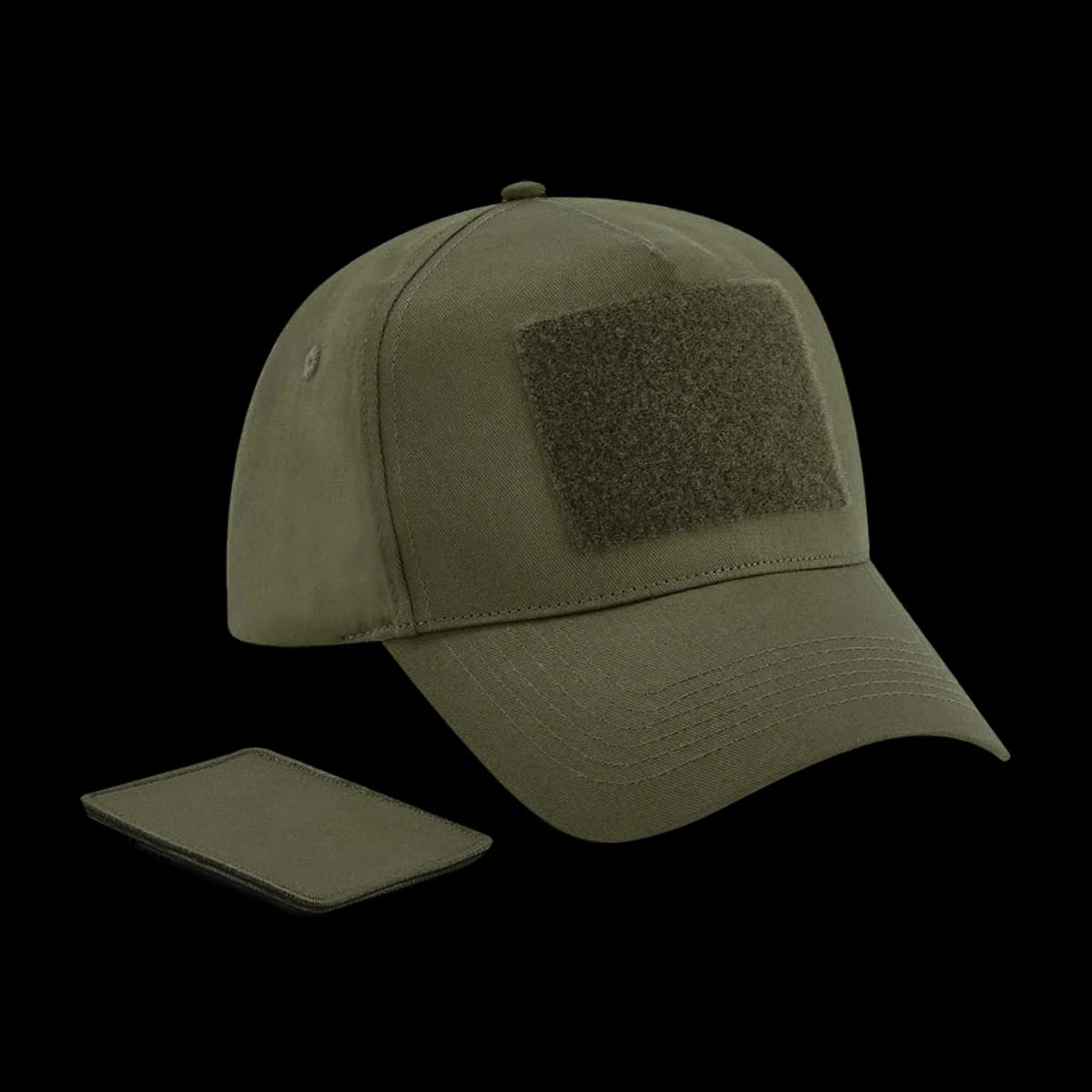 Beechfield Removable Patch 5 Panel Cap — front
