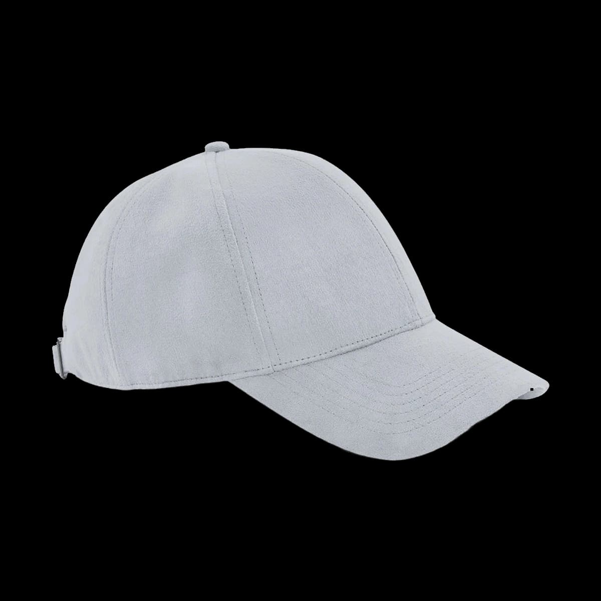 Beechfield Faux Suede 6 Panel Cap — front