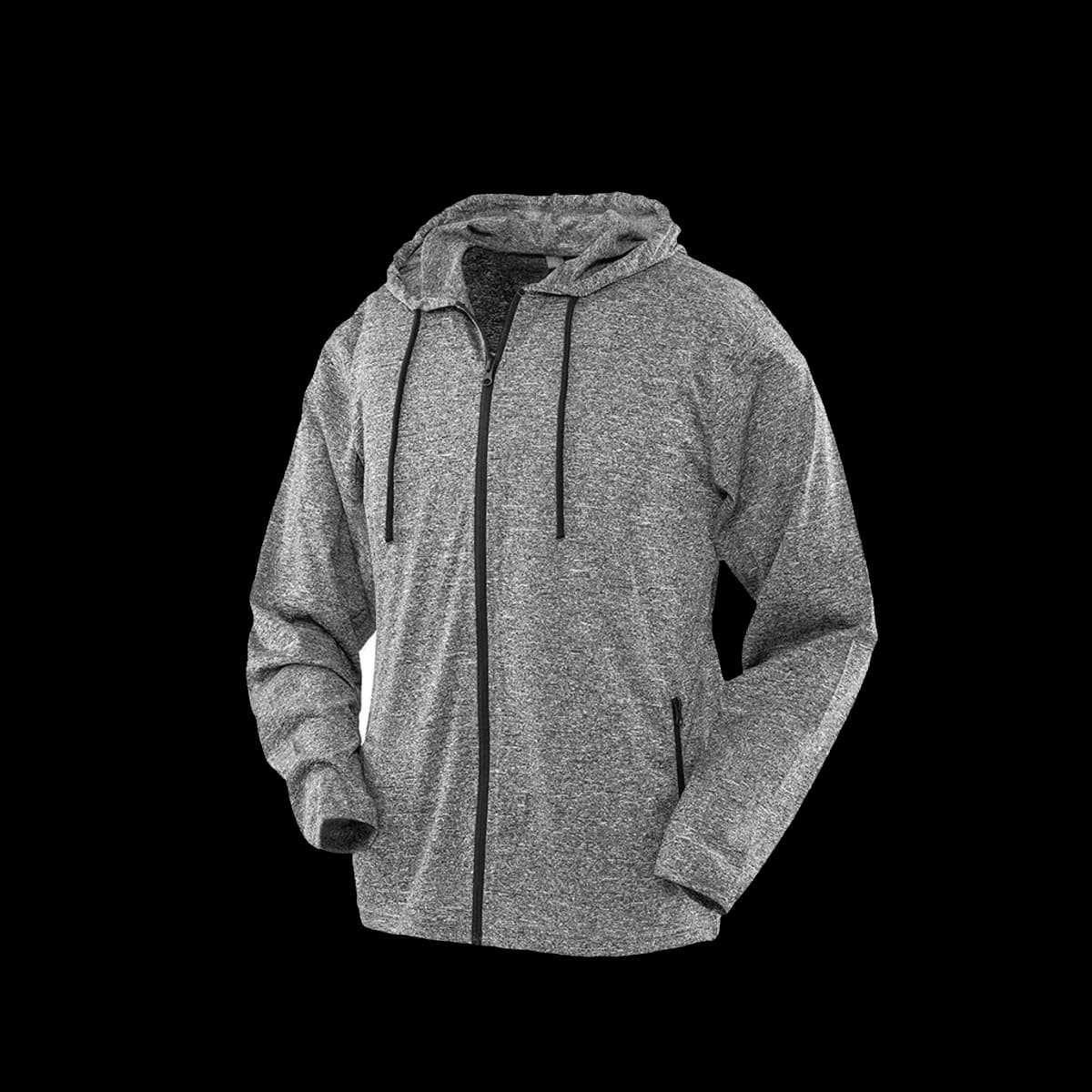 Spiro Ladies Hooded T-Shirt Jacket — front