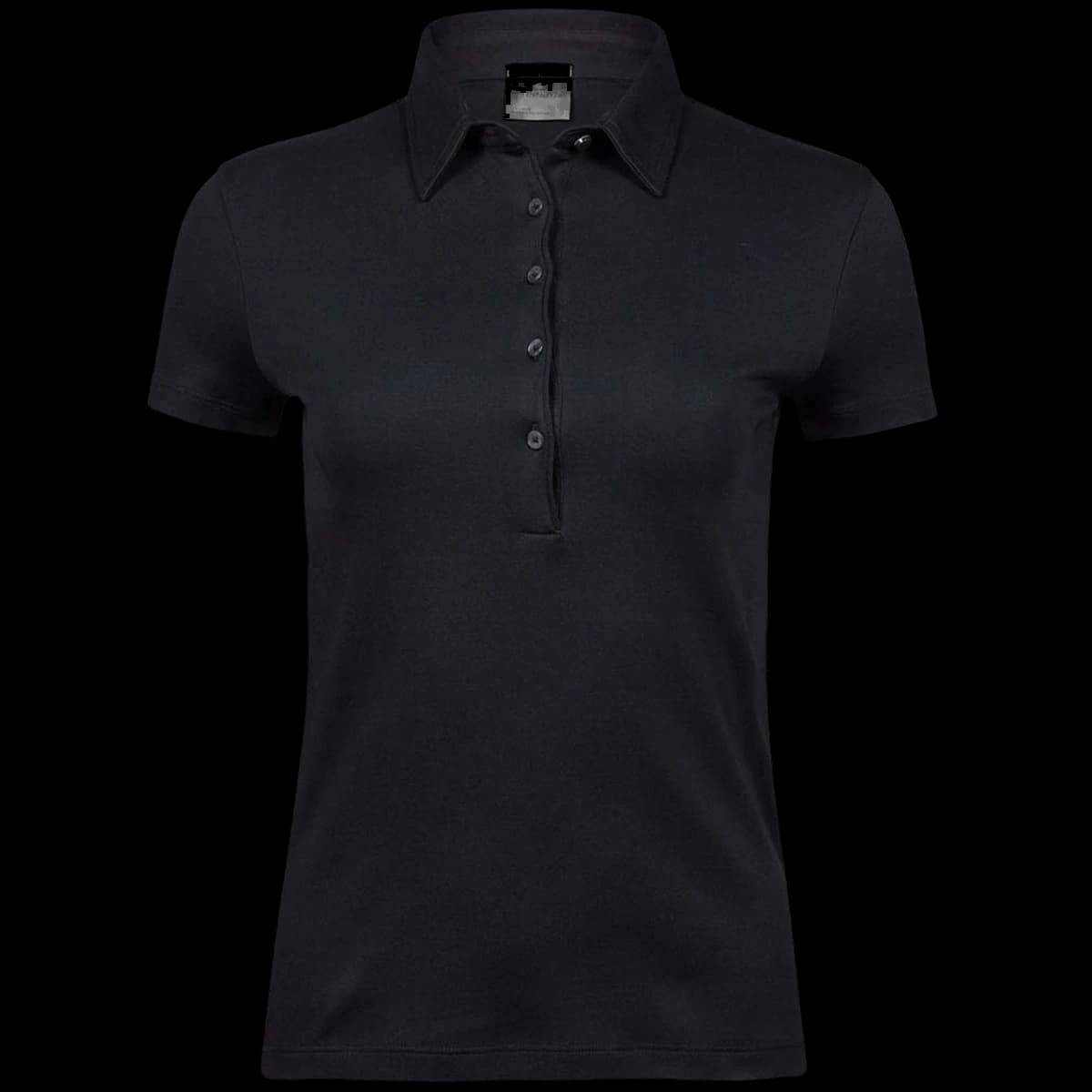 Tee Jays Ladies Pima Cotton Interlock Polo Shirt — front