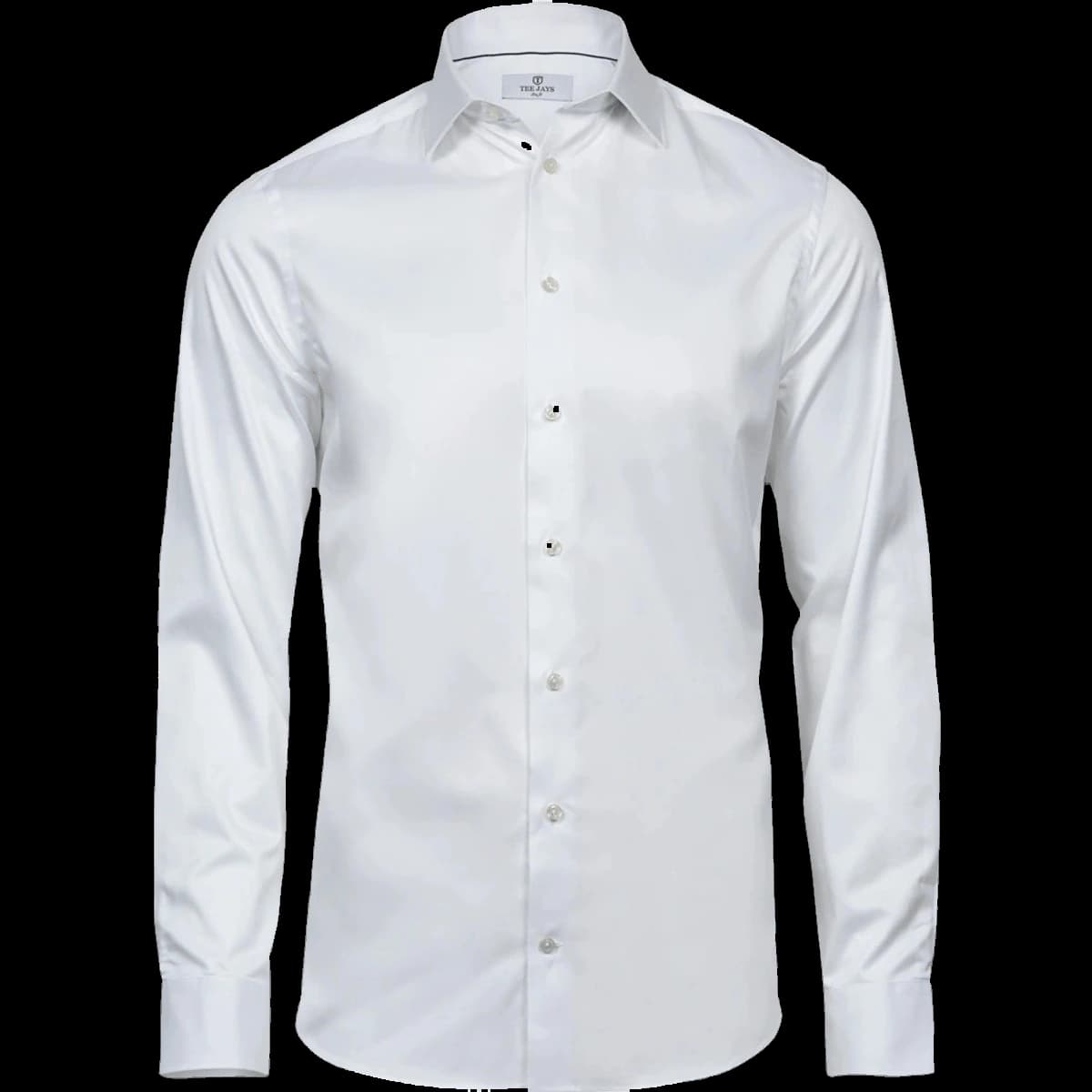 Tee Jays Luxury Slim Fit Long Sleeve Oxford Shirt — front