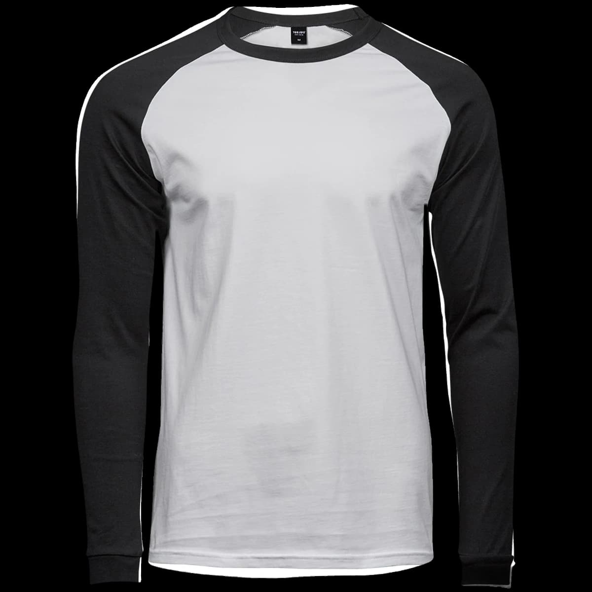 Tee Jays Long Sleeve Baseball T-Shirt — front