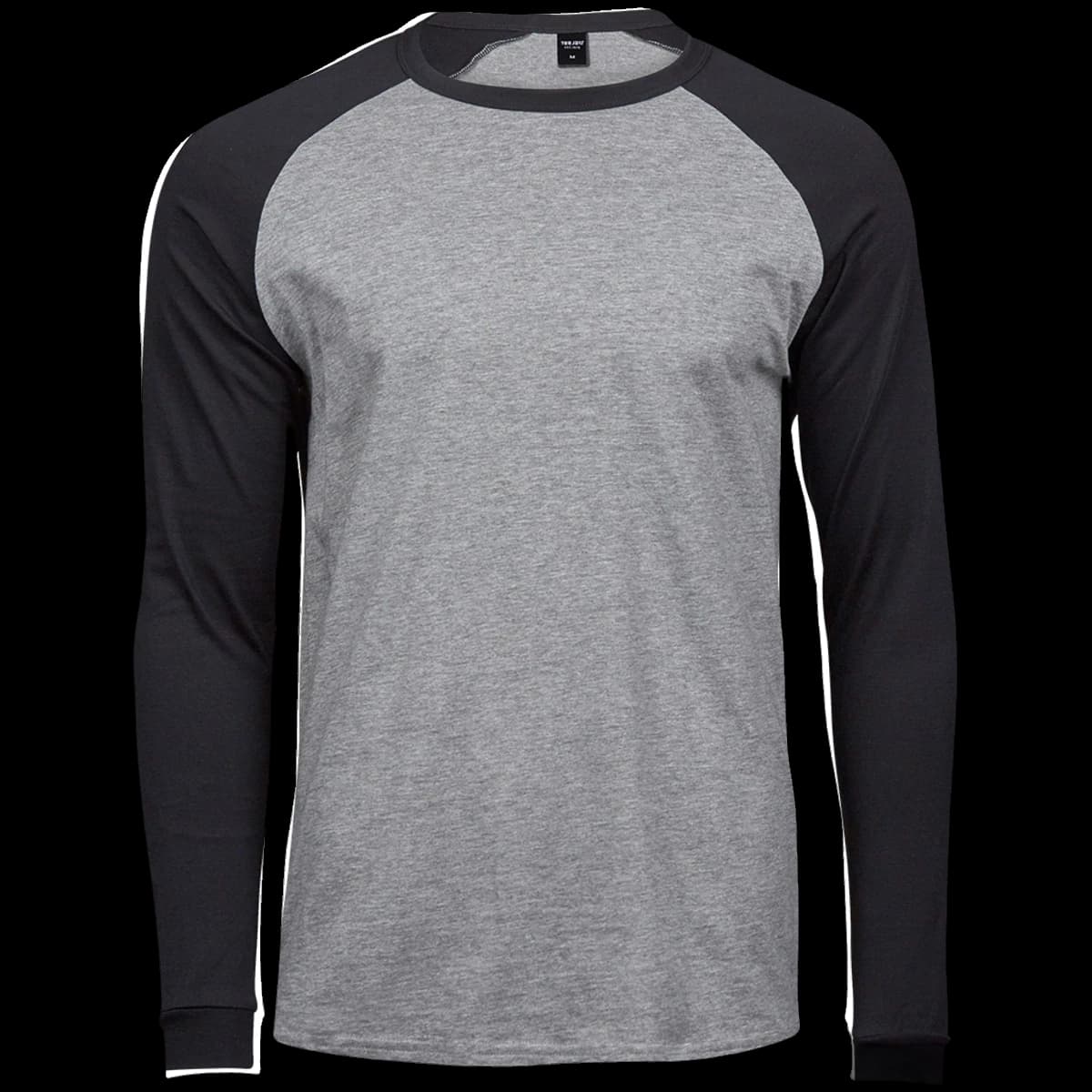Tee Jays Long Sleeve Baseball T-Shirt — front