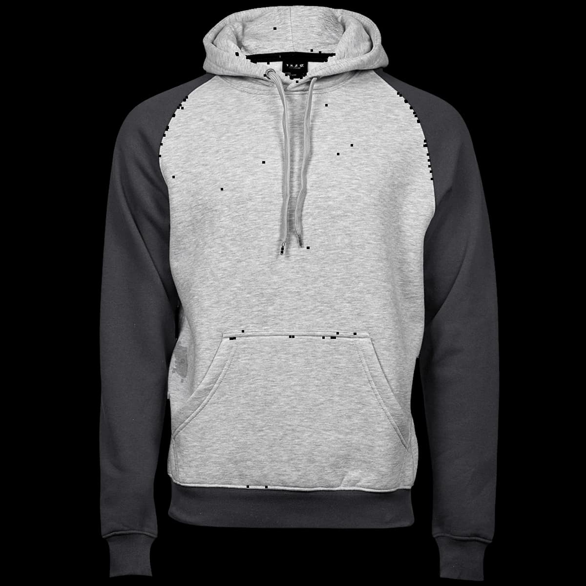 Tee Jays Two Tone Raglan Hooded Sweatshirt — front