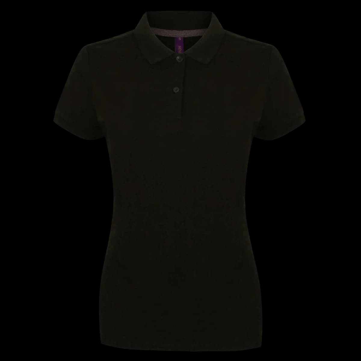 Henbury Ladies Modern Fit Cotton Piqué Polo Shirt — front