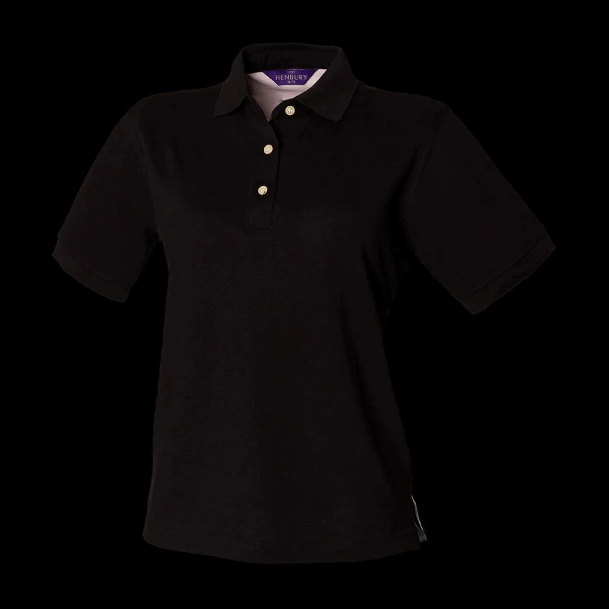 Henbury Ladies Classic Cotton Piqué Polo Shirt — front