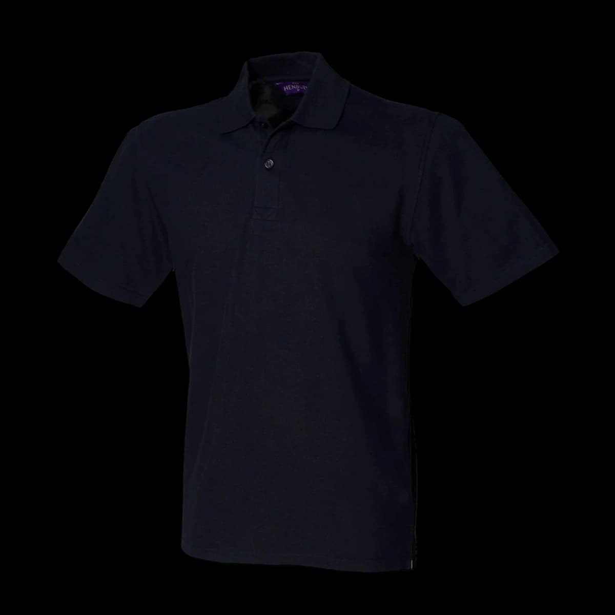 Henbury Unisex Stretch Cotton Piqué Polo Shirt — front
