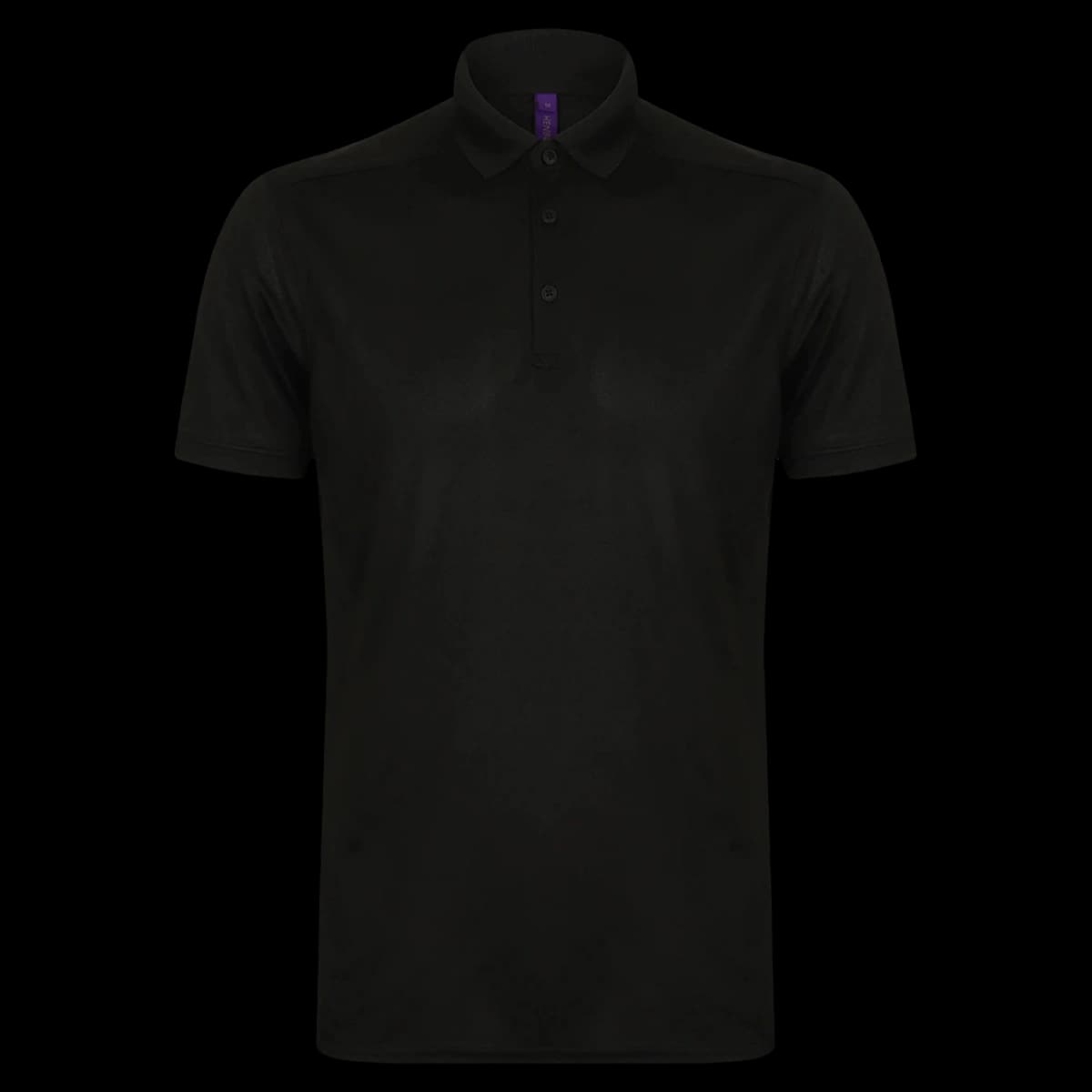 Henbury Slim Fit Stretch Microfine Piqué Polo Shirt — front