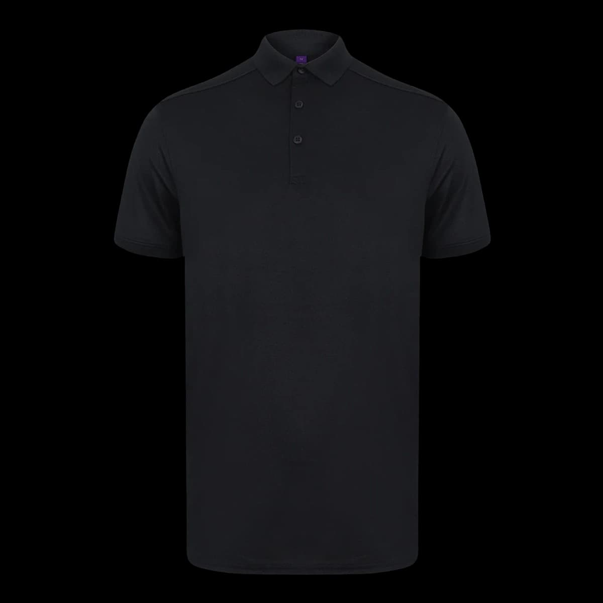 Henbury Slim Fit Stretch Microfine Piqué Polo Shirt — front