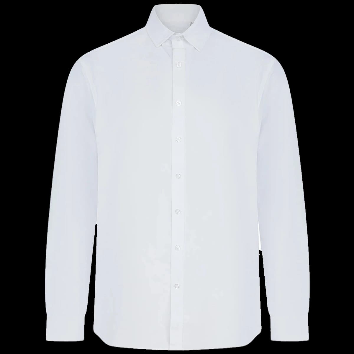 Henbury Long Sleeved Cotton Feel Coolplus® Shirt — front