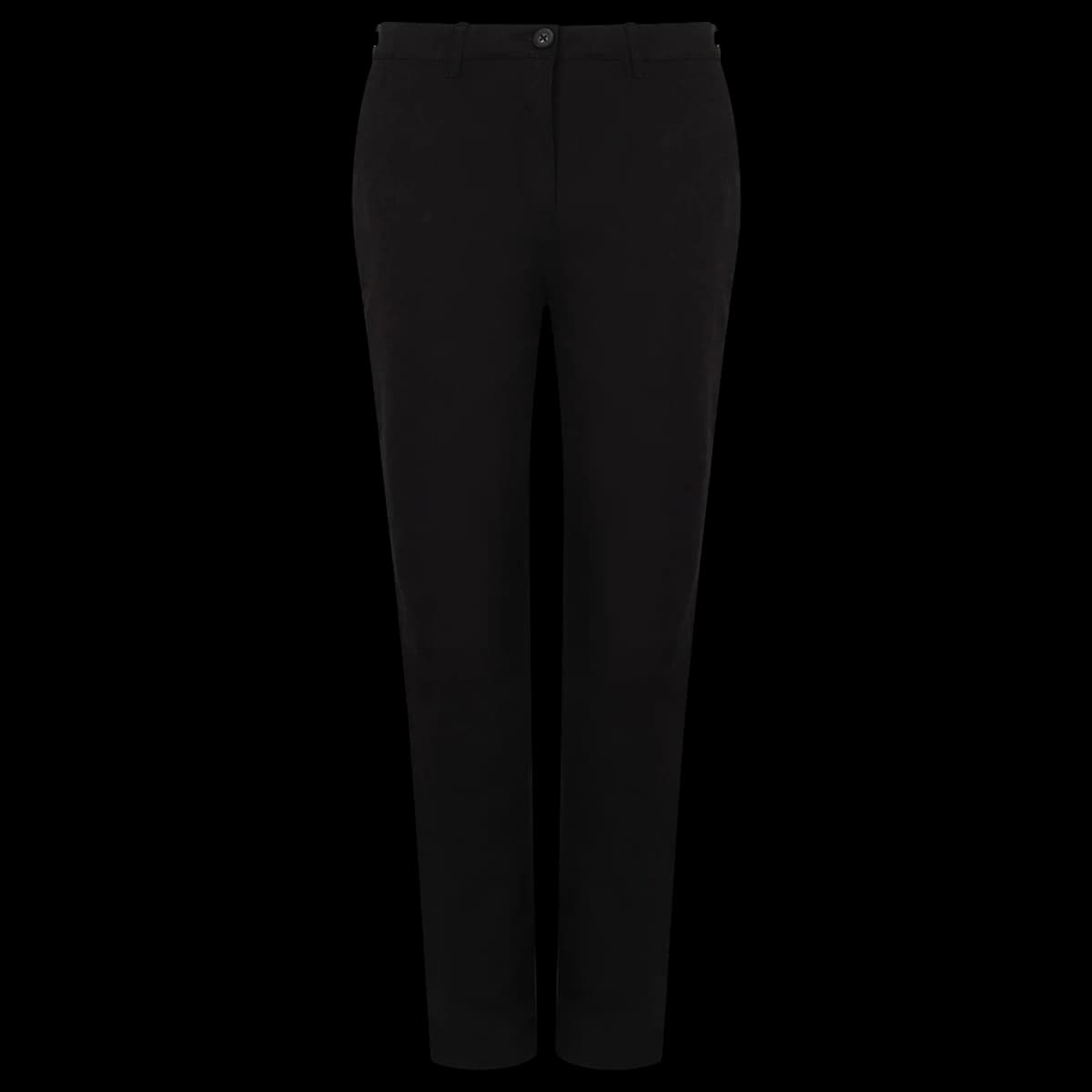 Henbury Ladies Stretch Chino Trousers — front