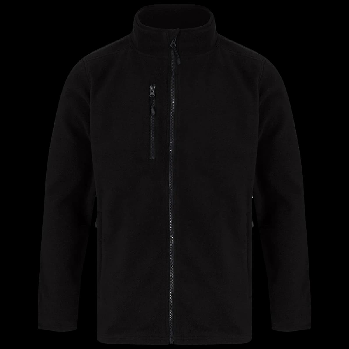 Henbury Recycled Polyester Micro Fleece Jacket — front