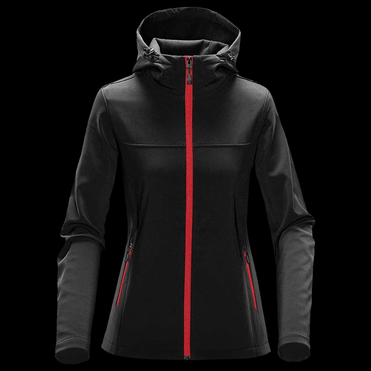 Stormtech Ladies Orbiter Hooded Soft Shell Jacket — front