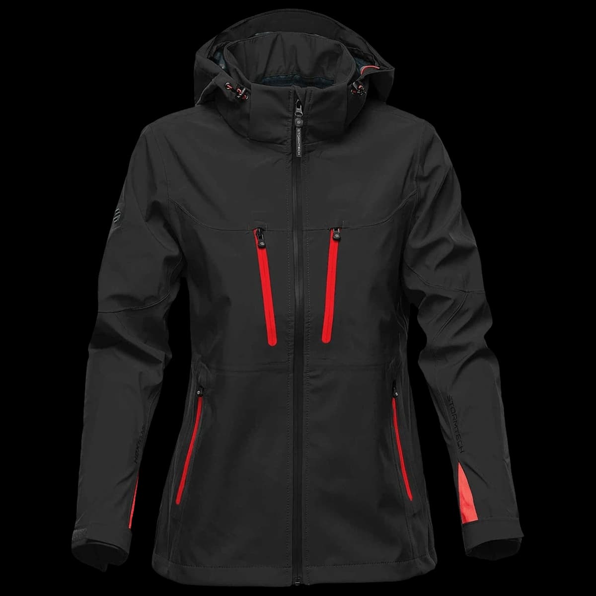 Stormtech Ladies Patrol Hooded Soft Shell Jacket — front