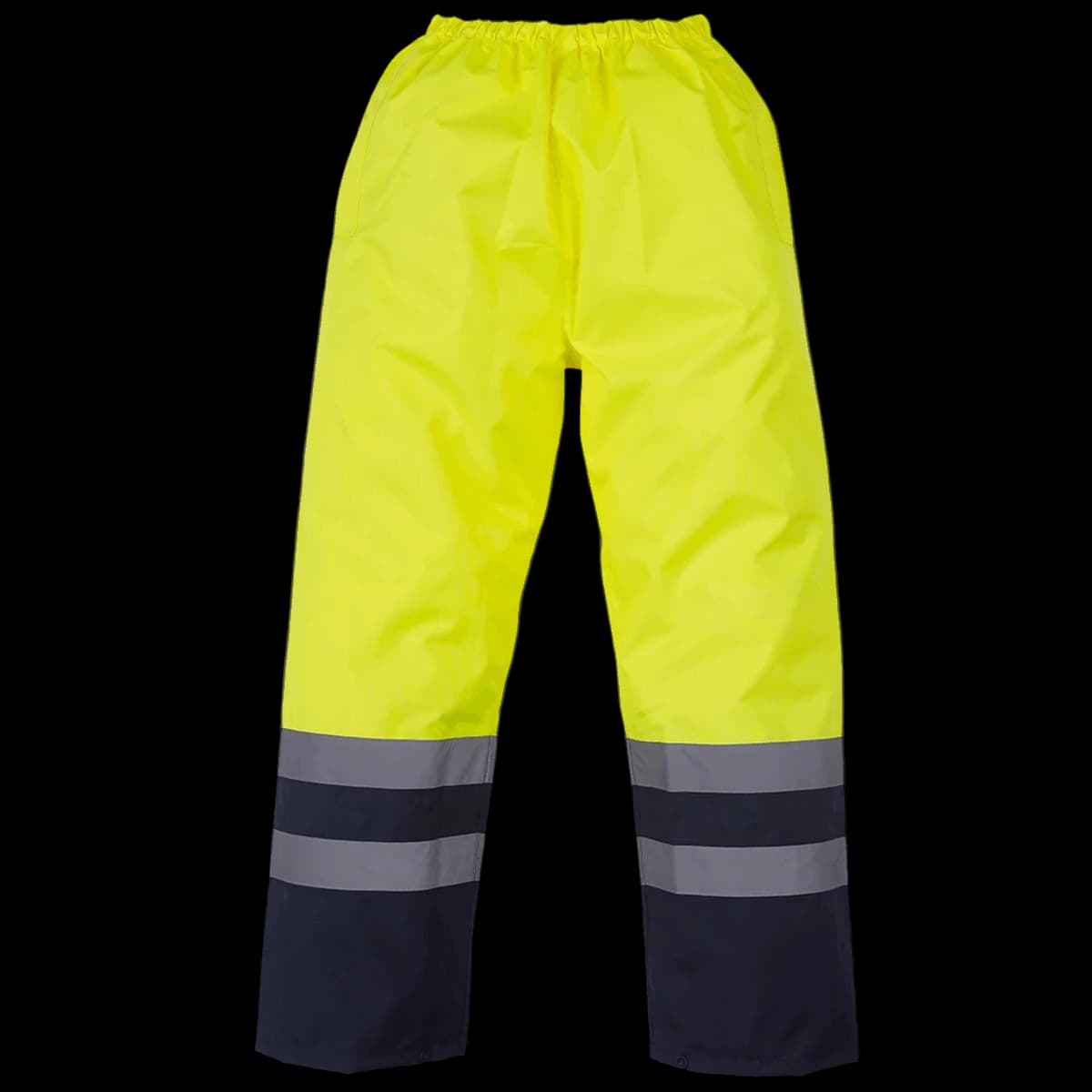 Yoko Hi-Vis Two Tone Waterproof Overtrousers — front