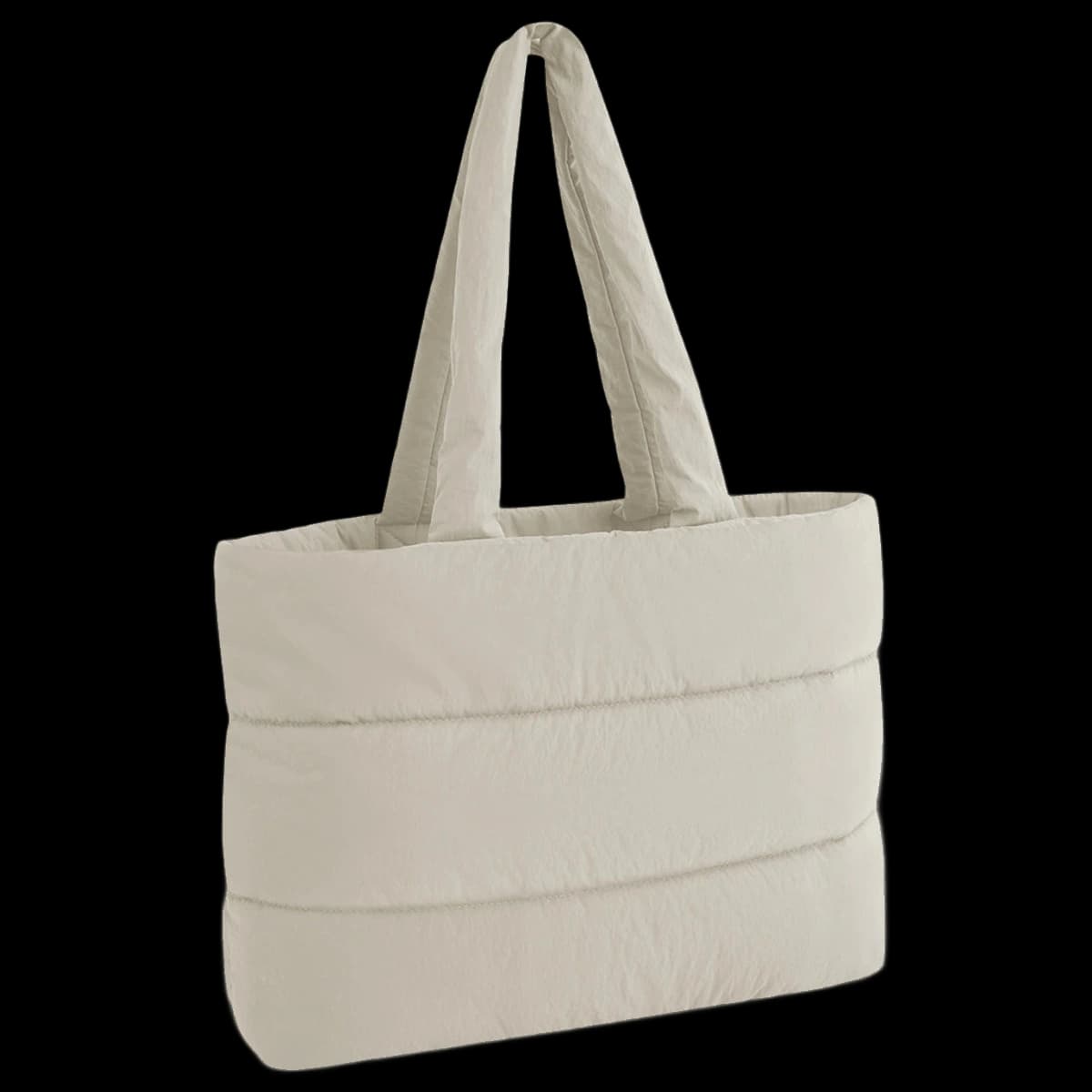 BagBase Quilted Tote Bag — front