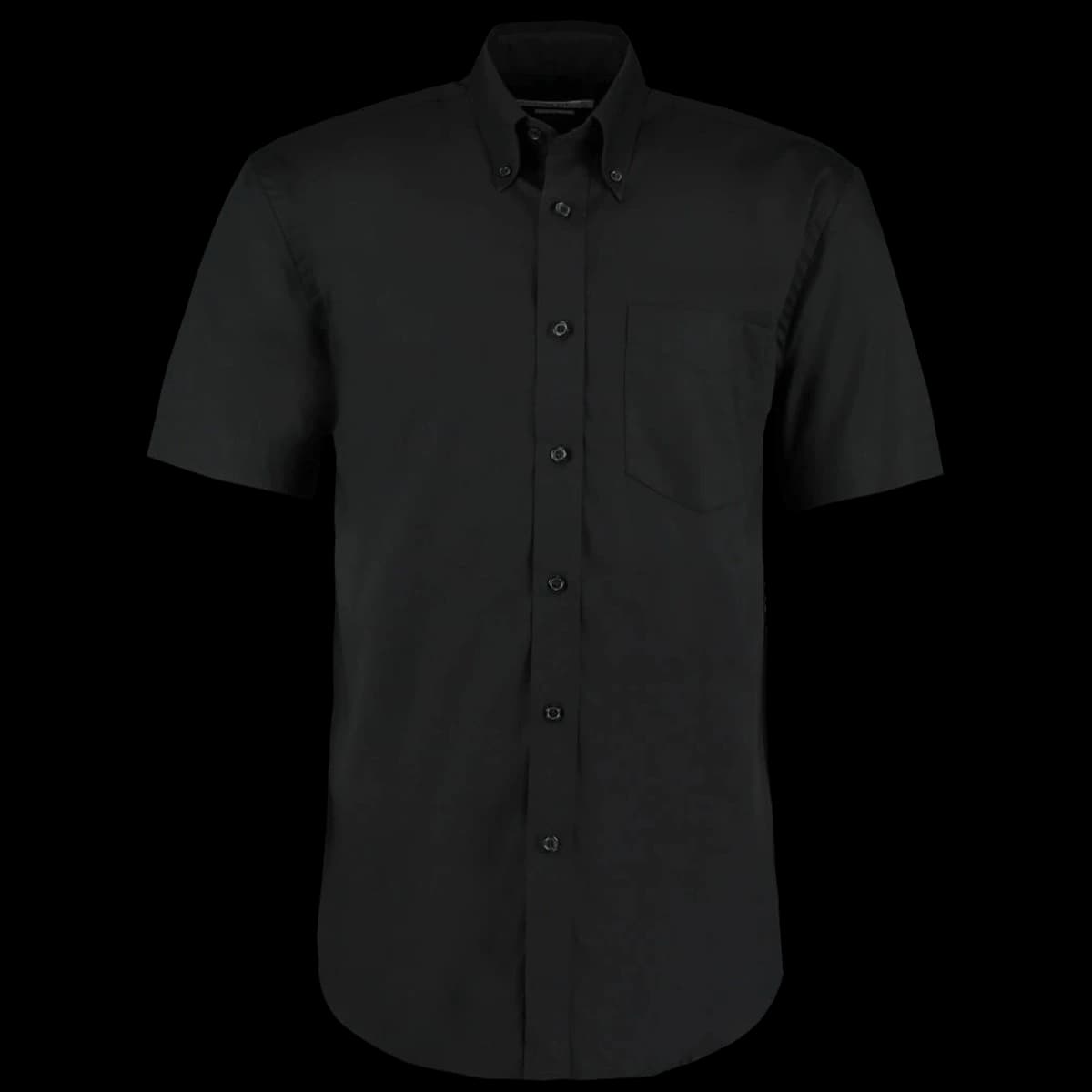 Kustom Kit Premium Short Sleeve Classic Fit Oxford Shirt — front