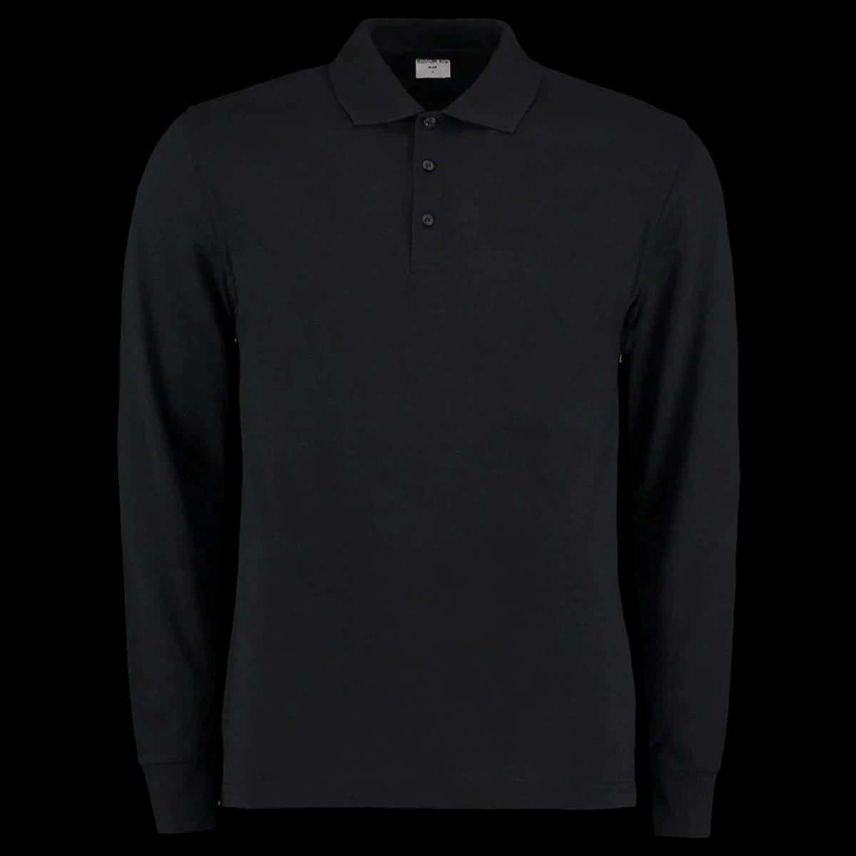 Kustom Kit Long Sleeve Poly/Cotton Piqué Polo Shirt — front