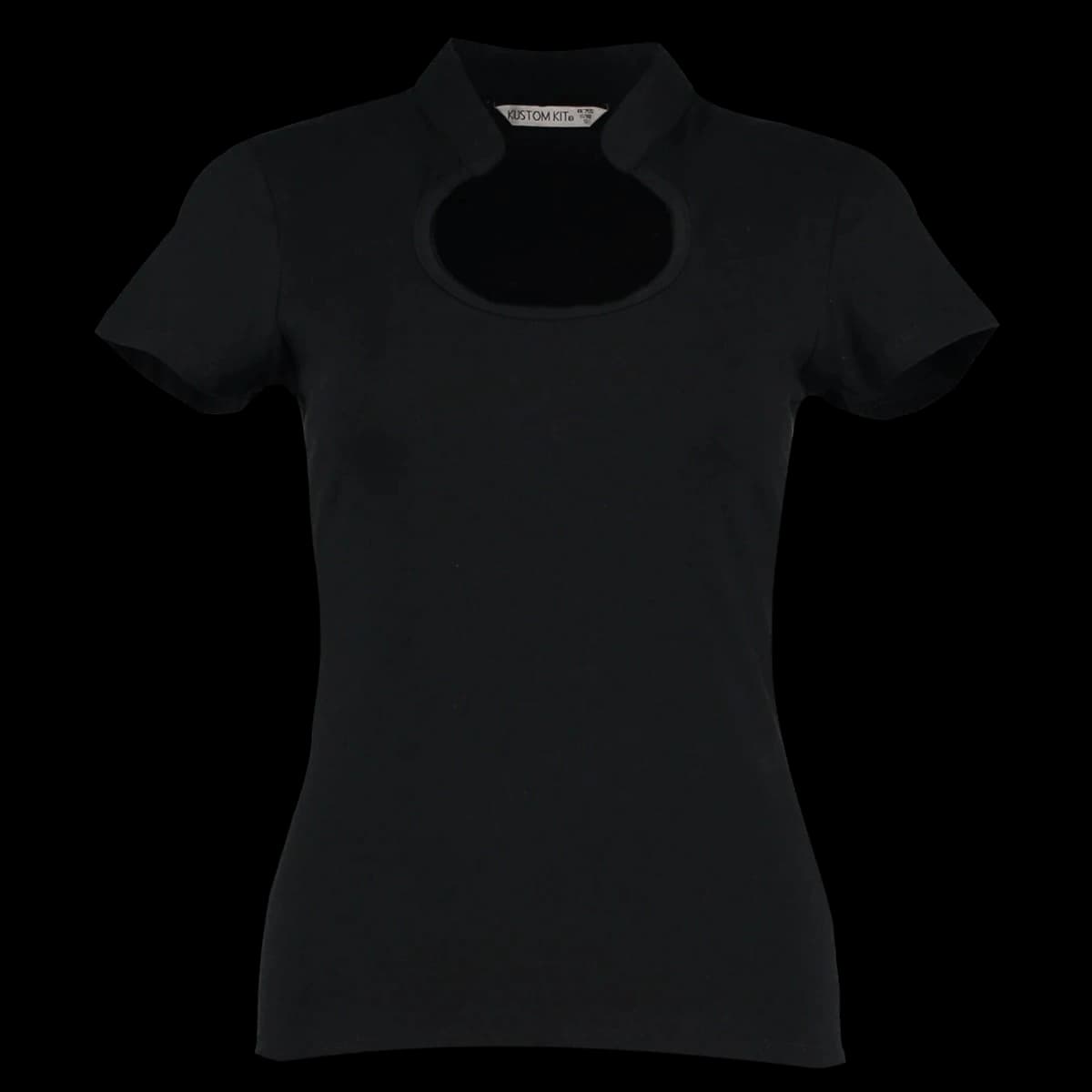 Kustom Kit Ladies Keyhole Neck Corporate Top — front