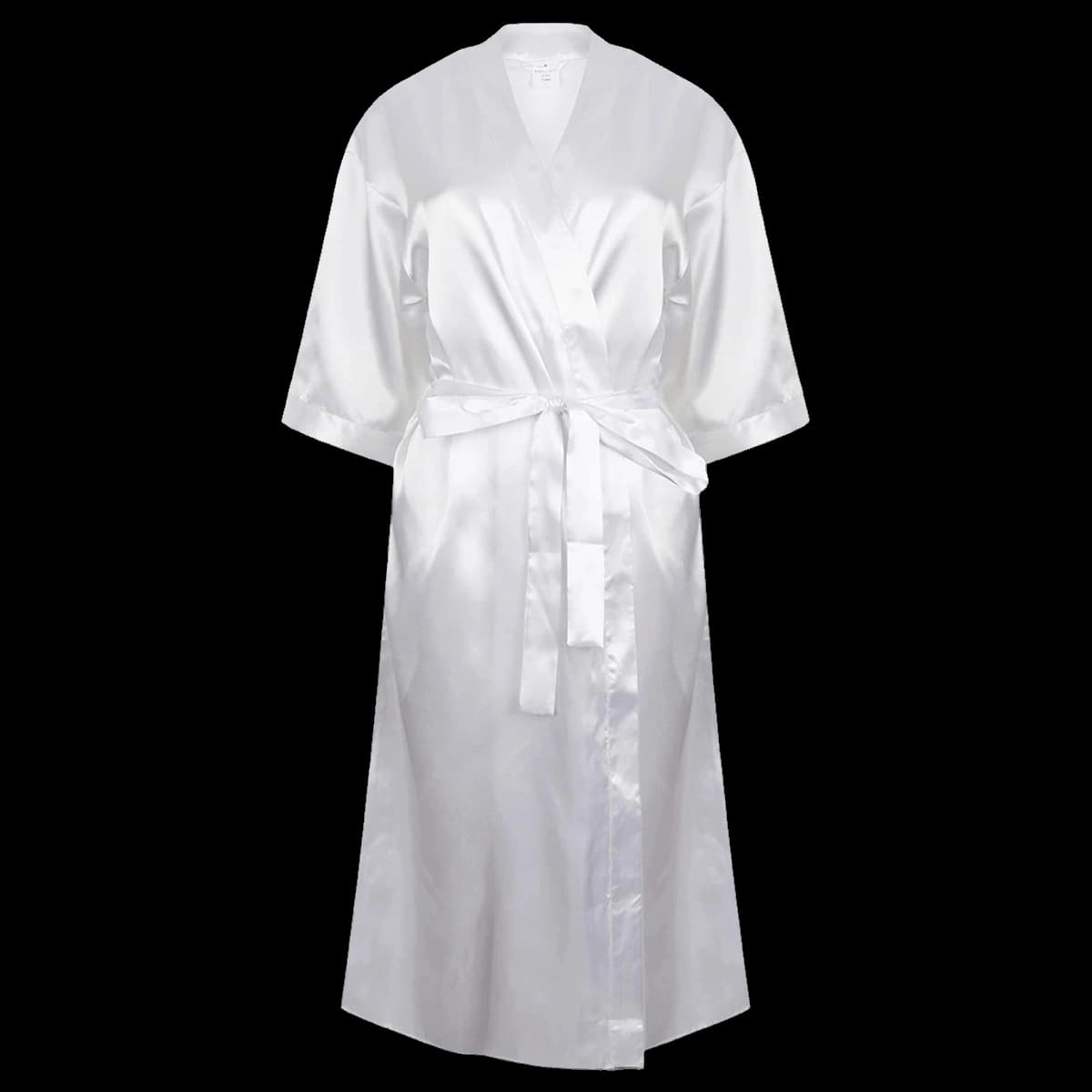 Towel City Ladies Satin Robe — front