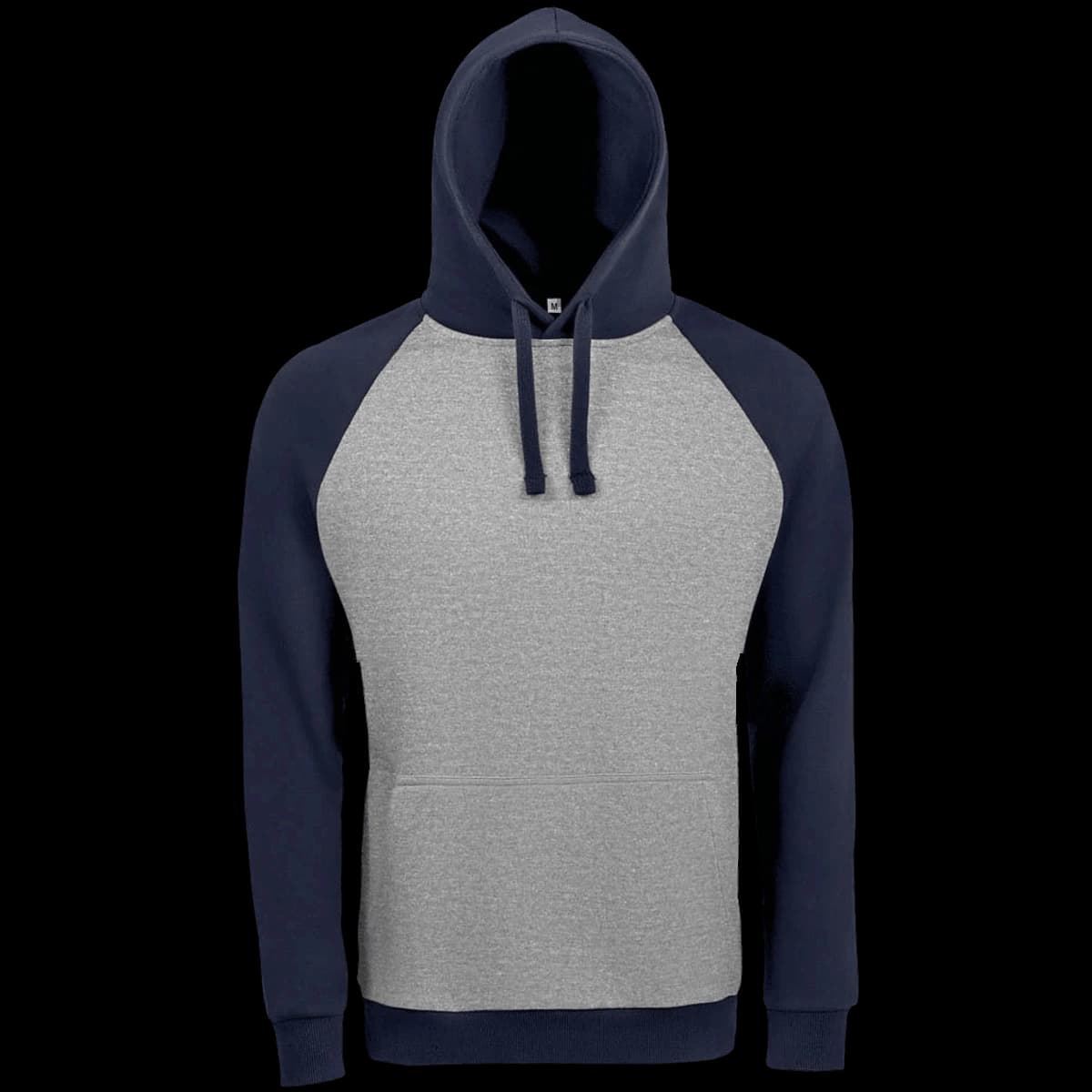 SOL'S Unisex Seattle Contrast Raglan Hoodie — front