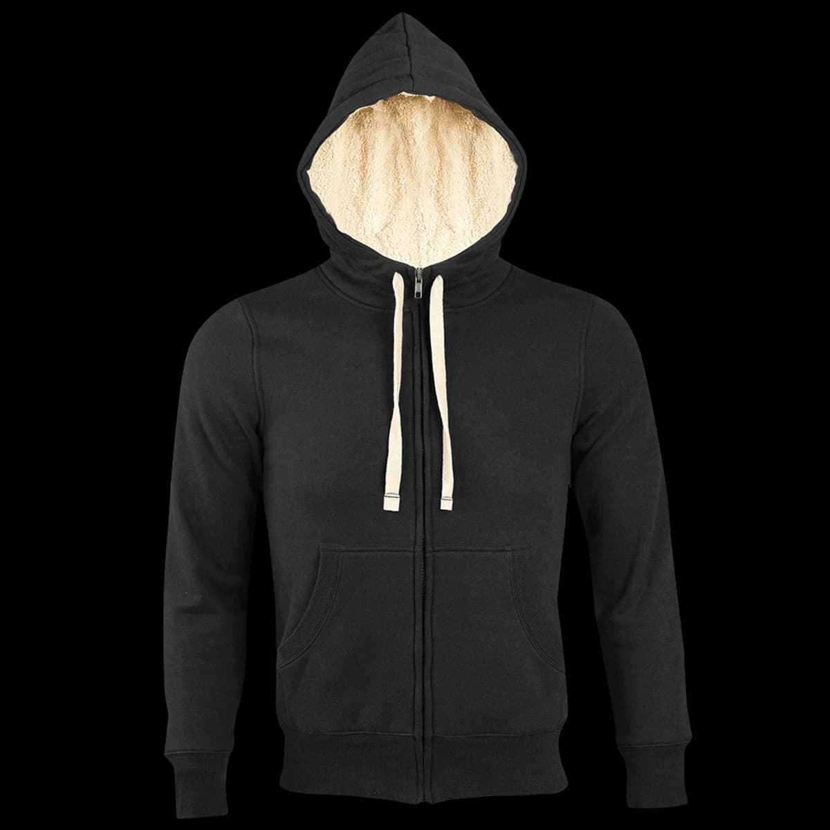 SOL'S Unisex Sherpa Hooded Jacket — front