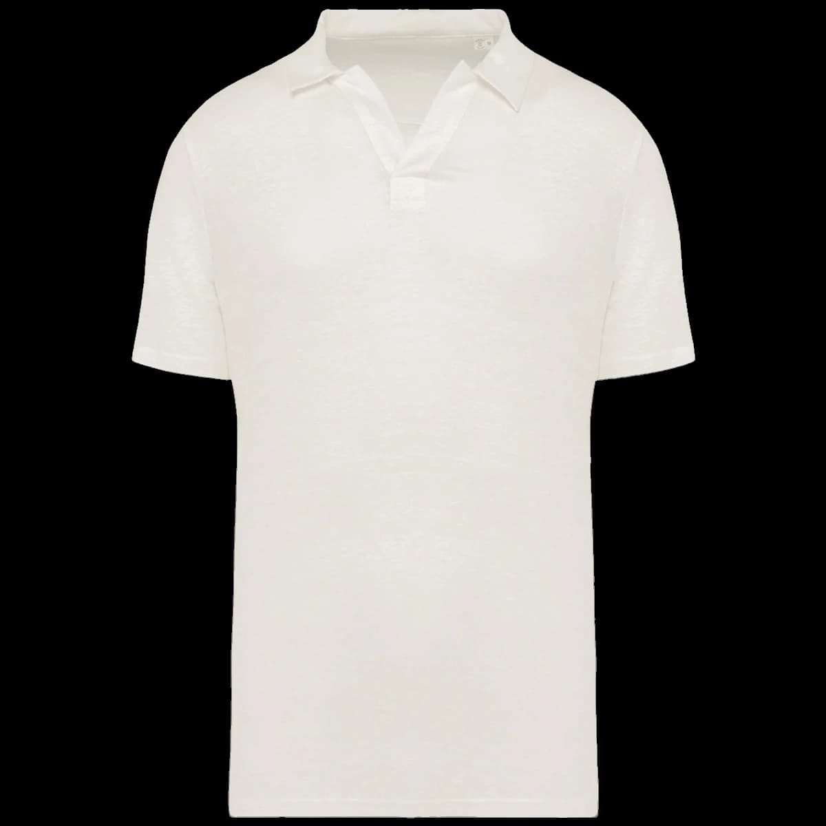 Spasso Linen Polo Shirt — front