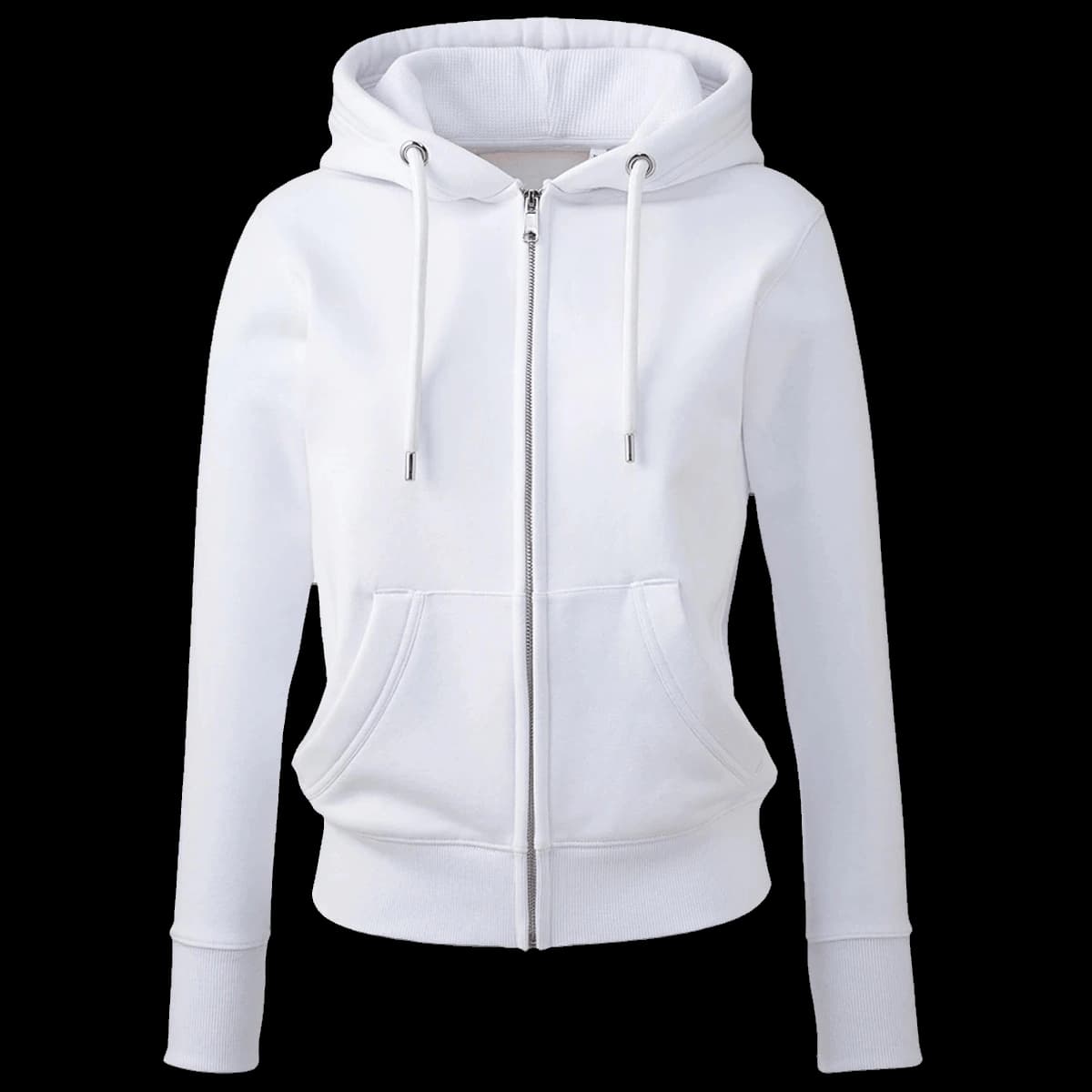 Anthem Ladies Organic Full Zip Hoodie — front