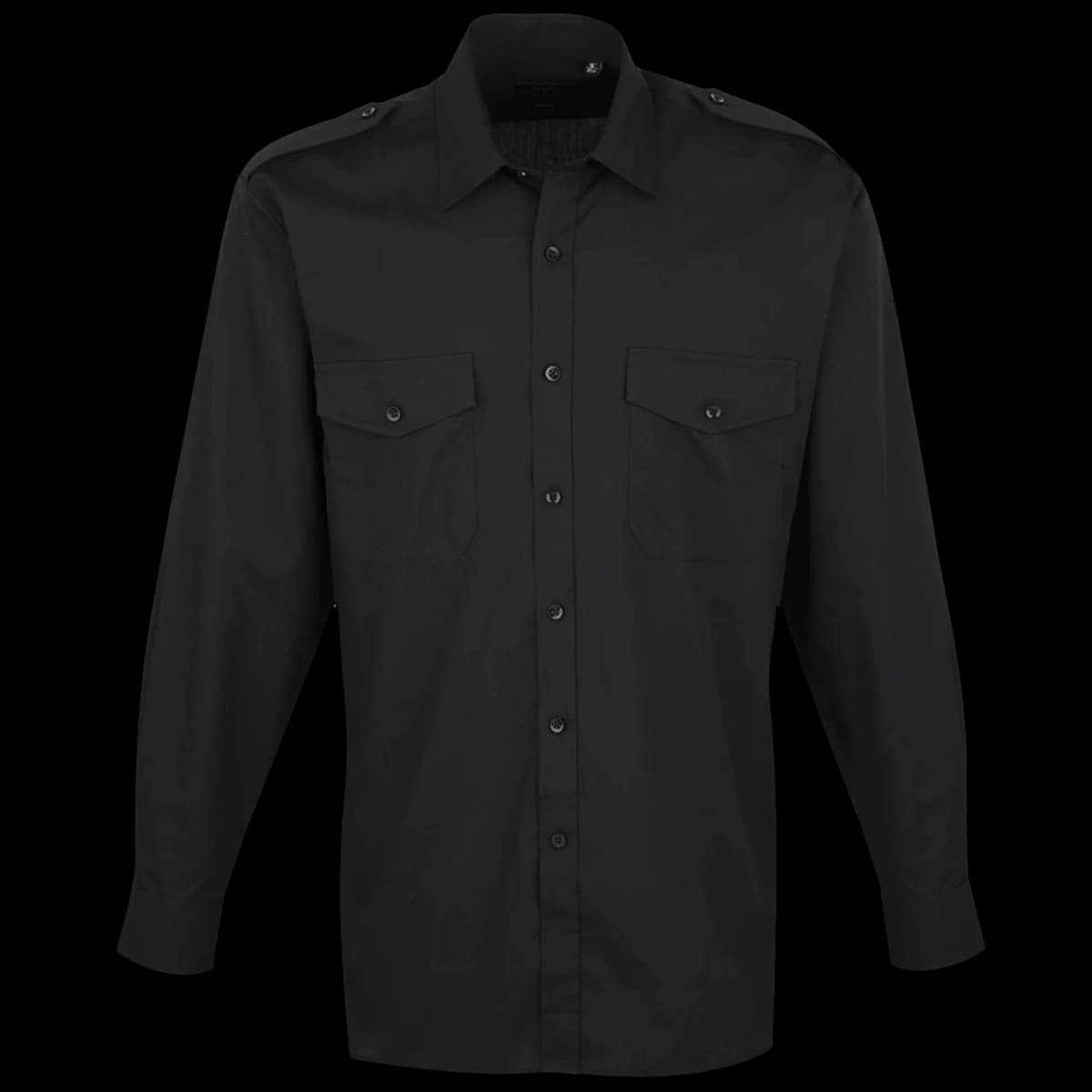 Premier Long Sleeve Pilot Shirt — front