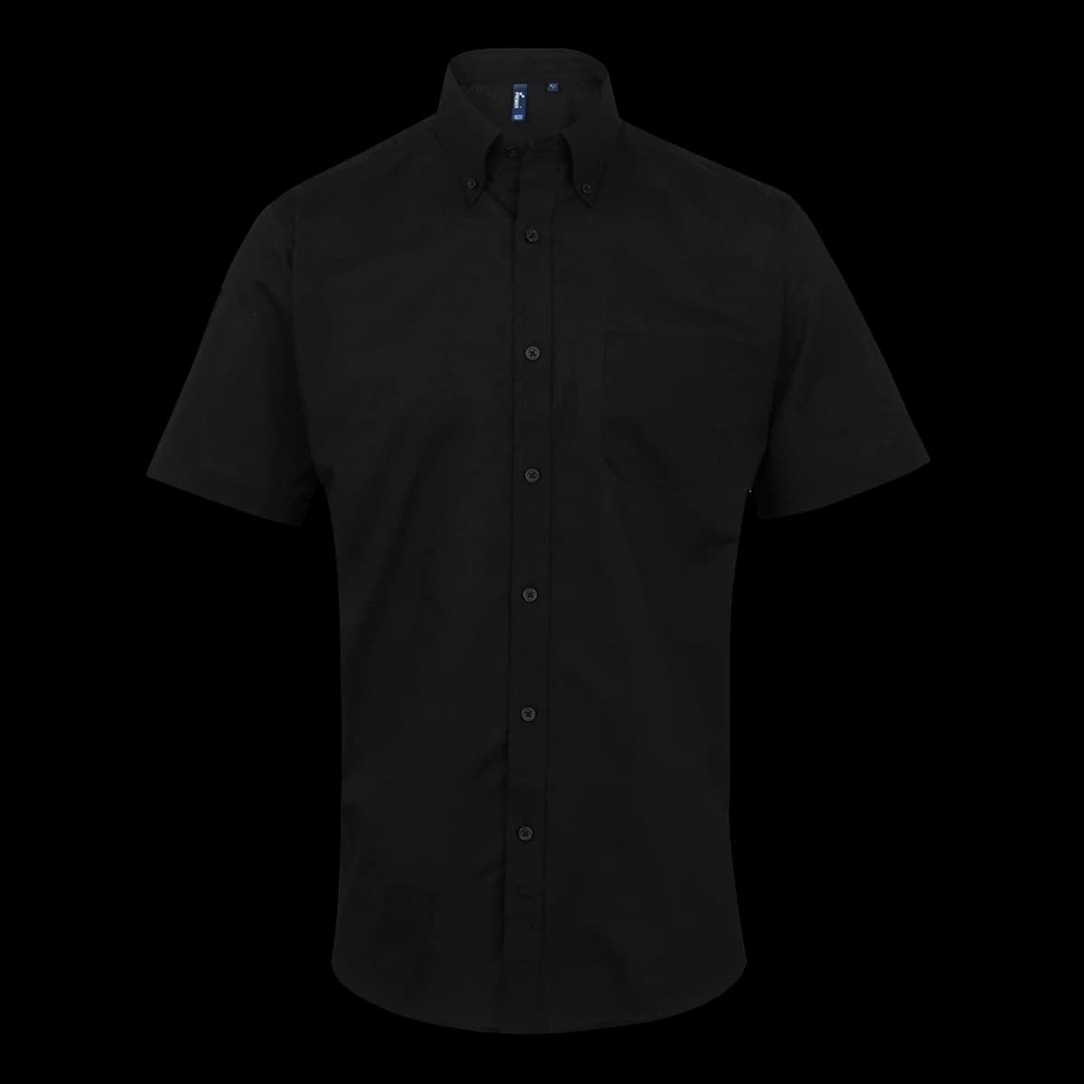 Premier Signature Short Sleeve Oxford Shirt — front