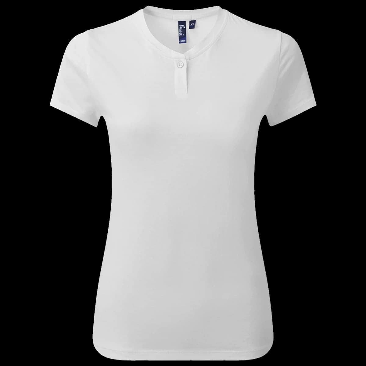 Premier Ladies Cotton Rich Comis T-Shirt — front