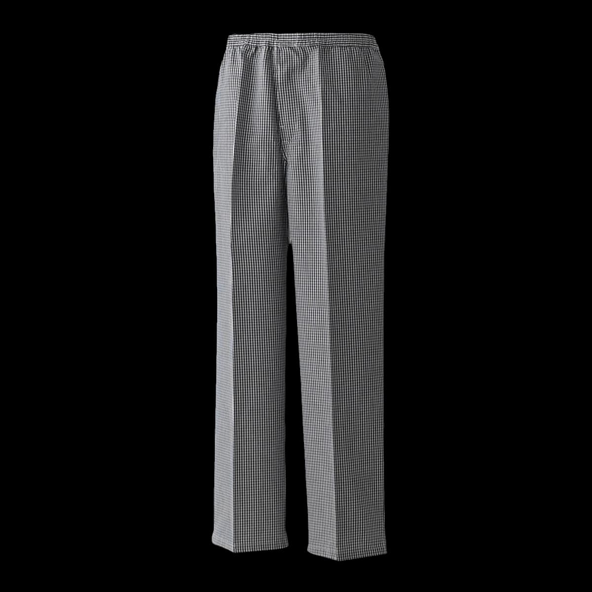 Premier Pull On Chef's Check Trousers — front