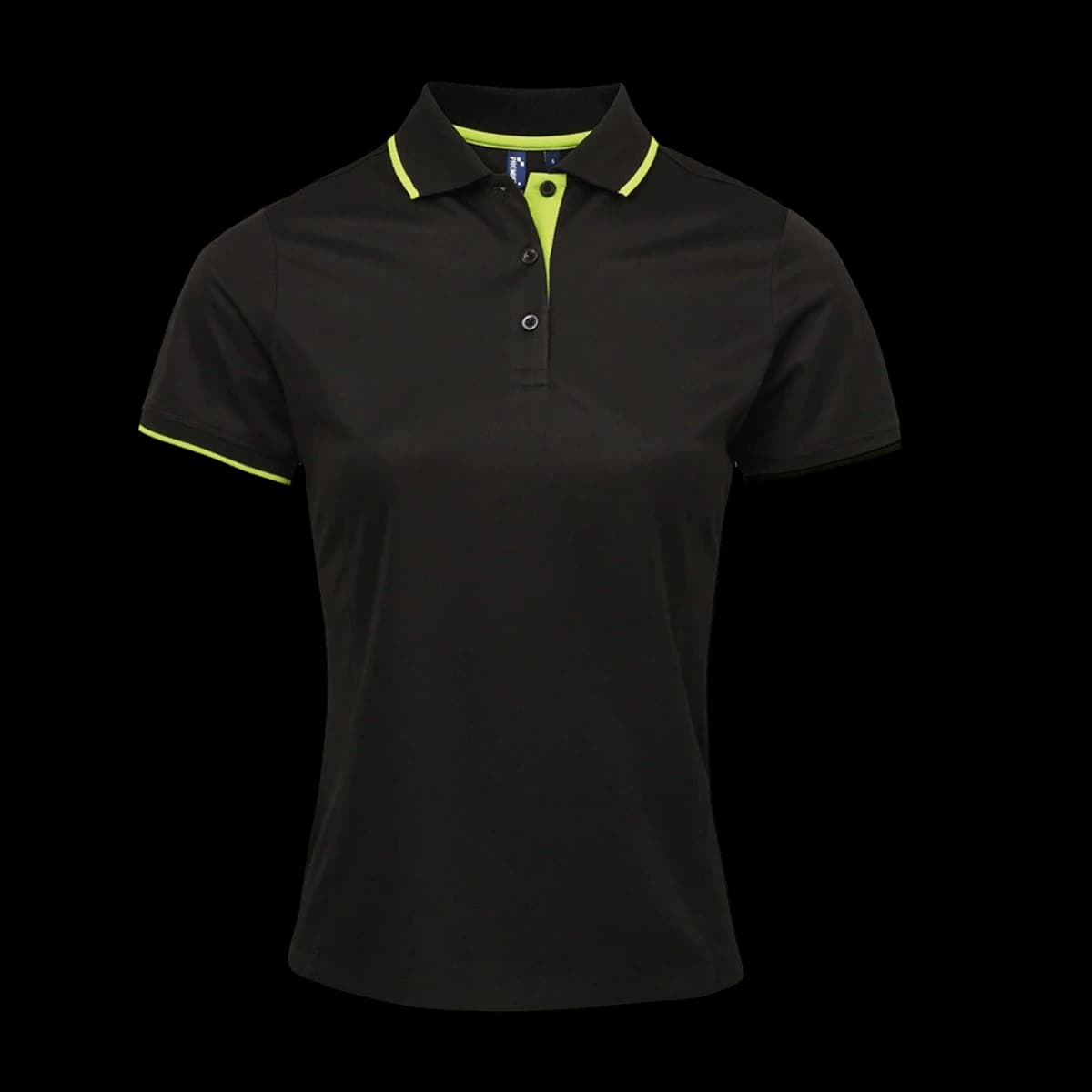 Premier Ladies Contrast Coolchecker® Piqué Polo Shirt — front