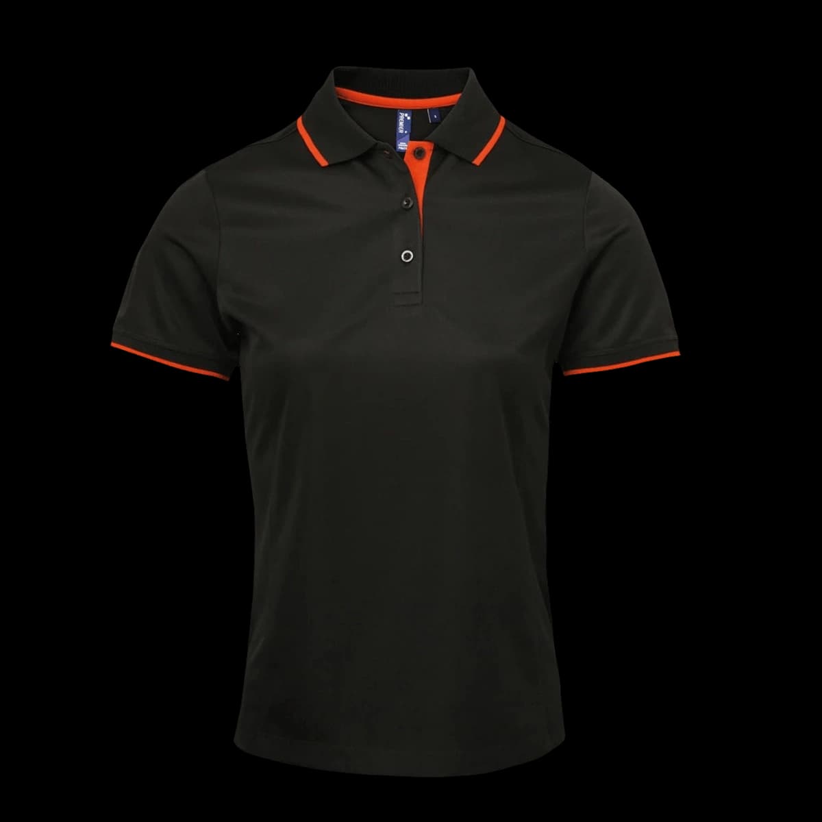 Premier Ladies Contrast Coolchecker® Piqué Polo Shirt — front