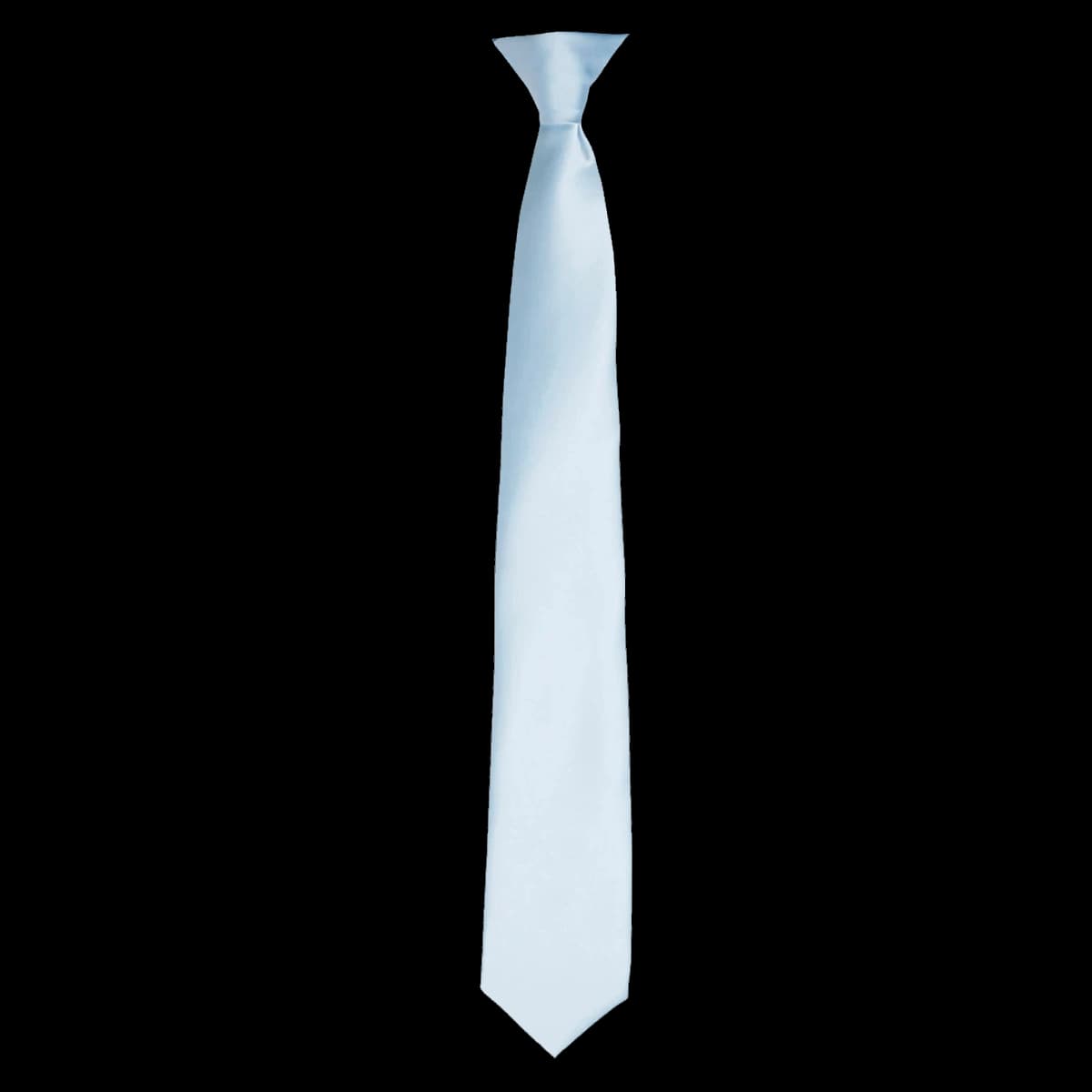 Premier 'Colours' Satin Clip Tie — front