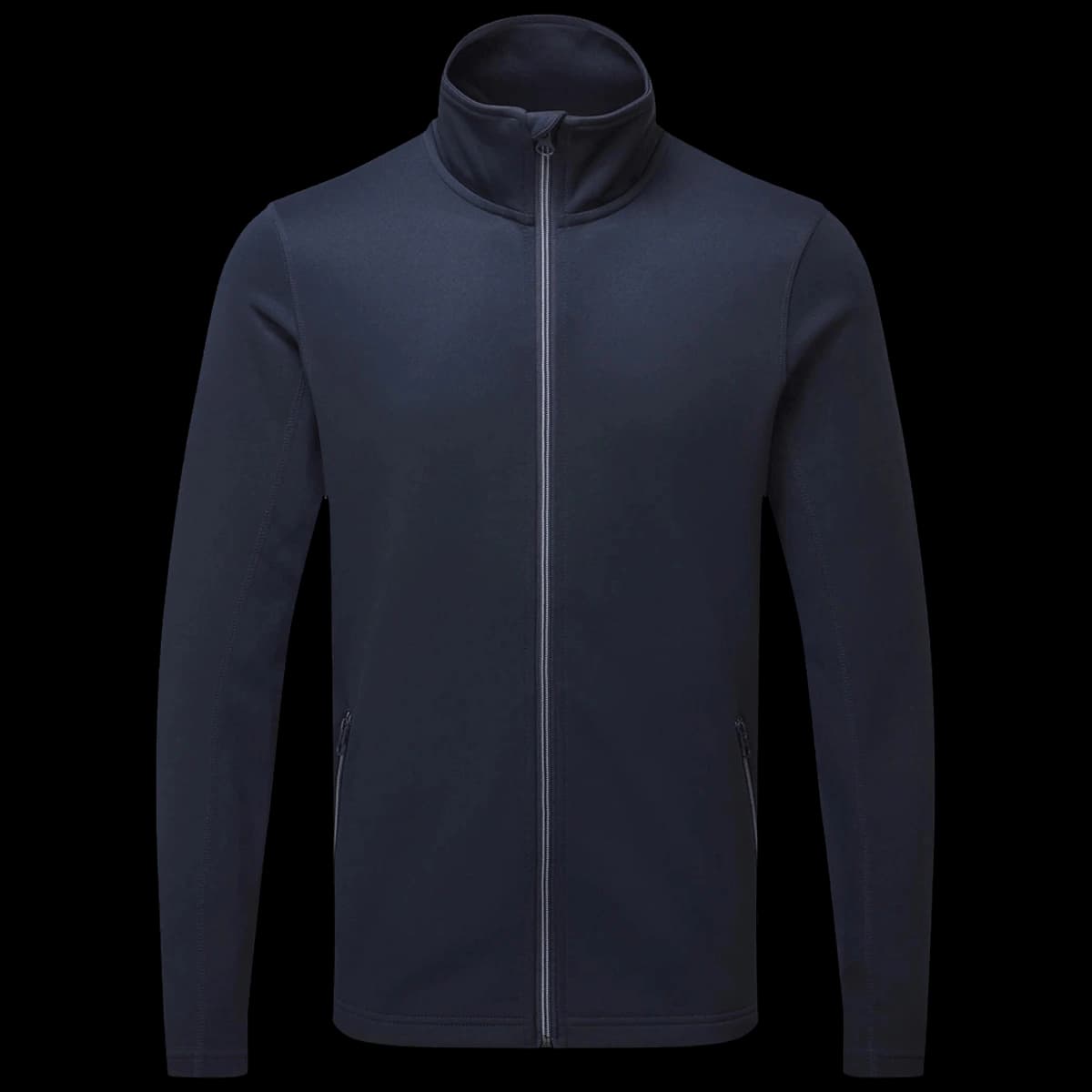 Premier Spun Dyed Recycled Zip Through Sweat Jacket — front