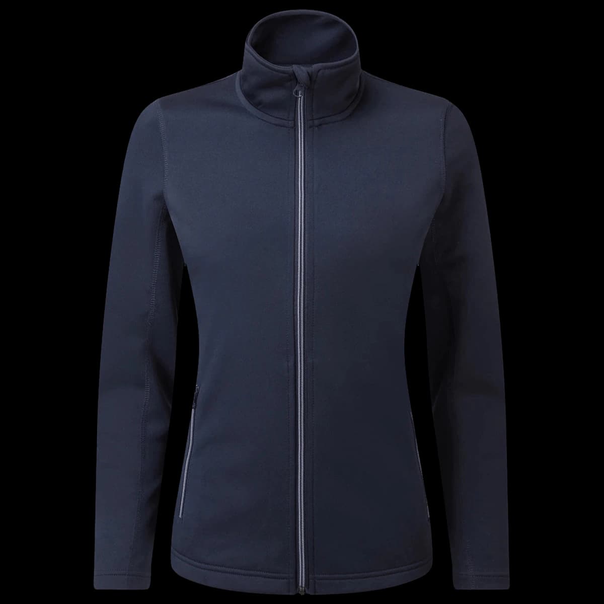 Premier Ladies Spun Dyed Recycled Zip Through Sweat Jacket — front