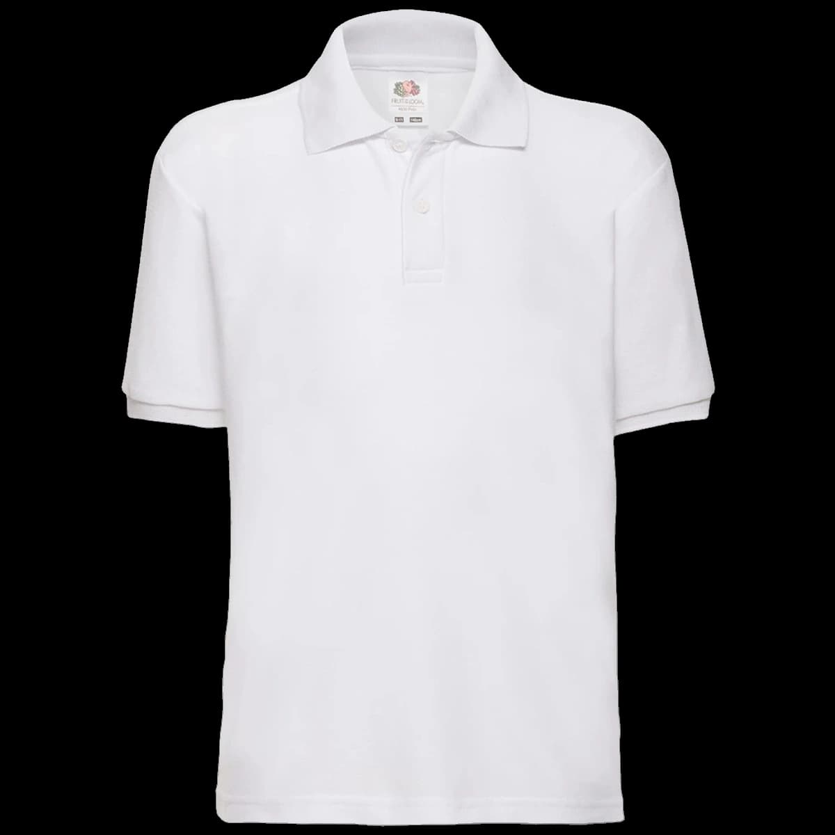 Fruit of the Loom Kids Poly/Cotton Piqué Polo Shirt — front