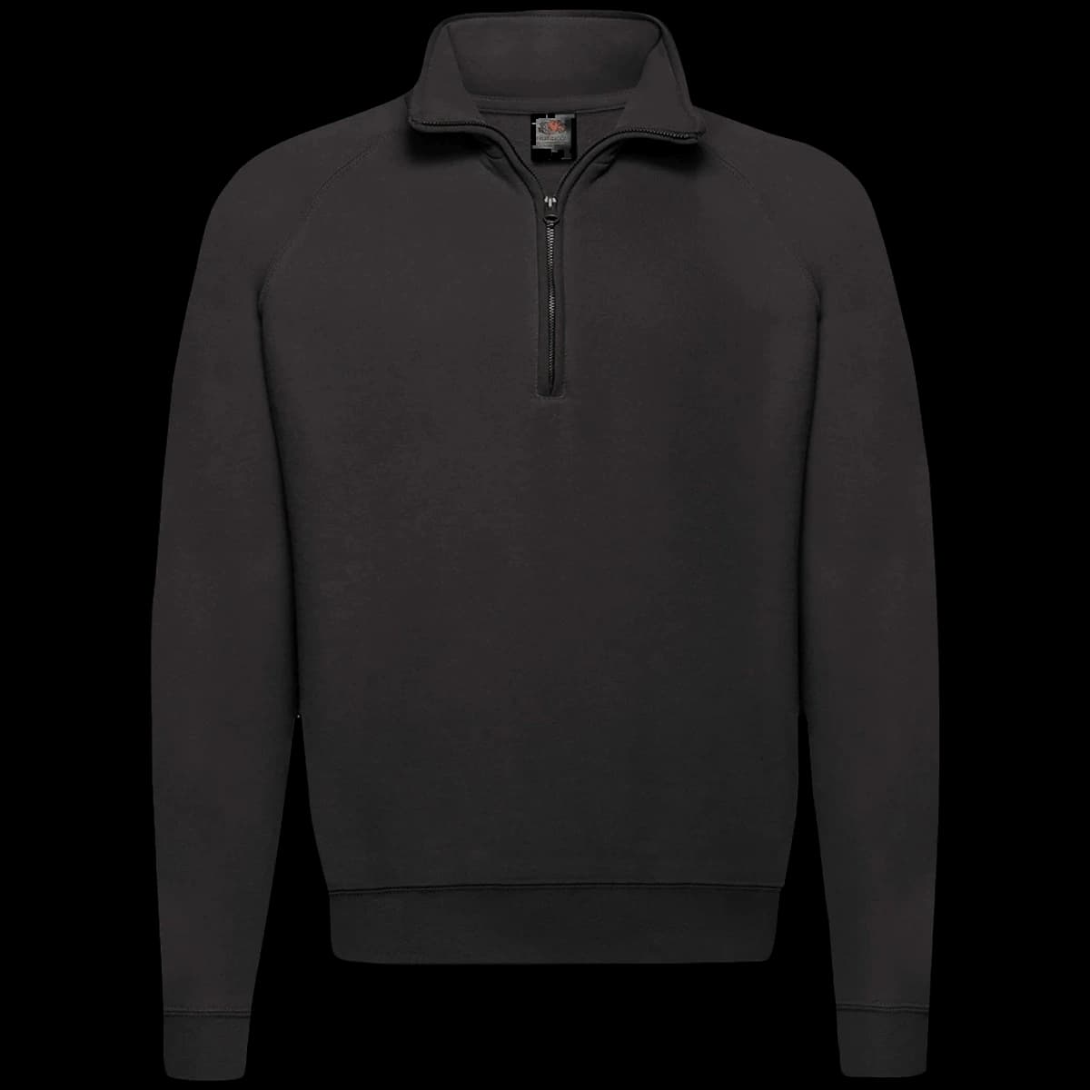 Fruit of the Loom Classic Zip Neck Sweatshirt — front